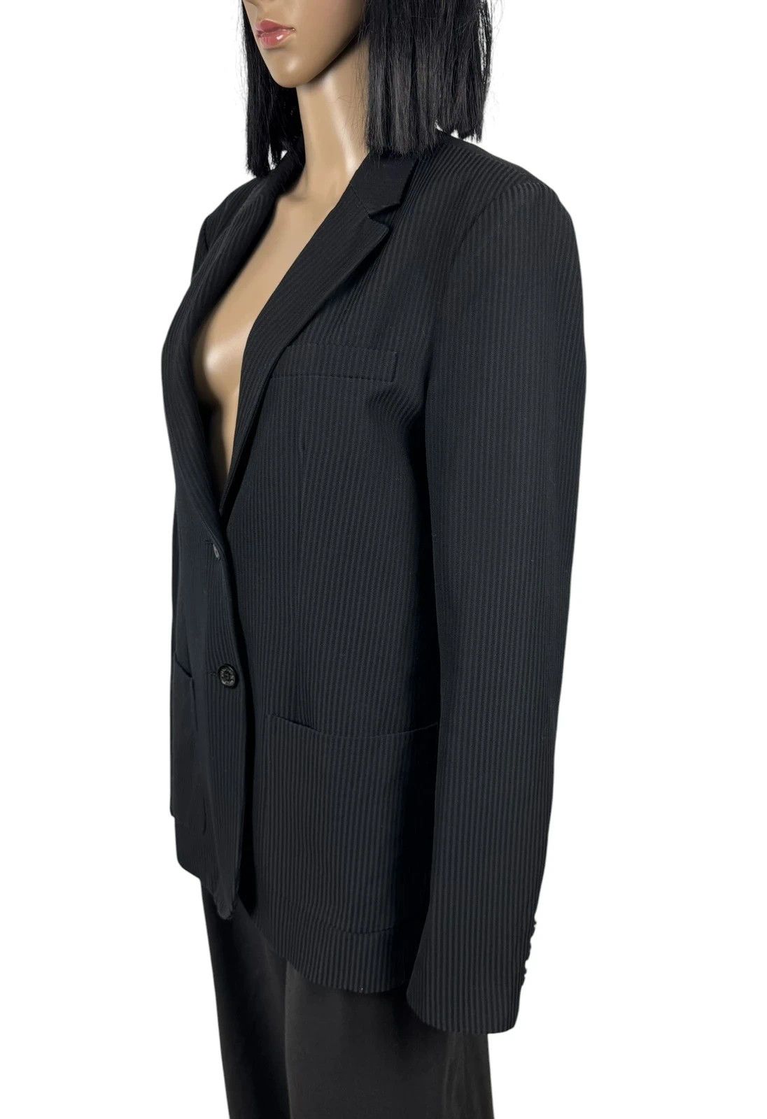 Alexander McQueen Alexander Mcqueen Vintage Striped Blazer Wool Cotton size 46 Size L / US 10 / IT 46 - 4 Thumbnail