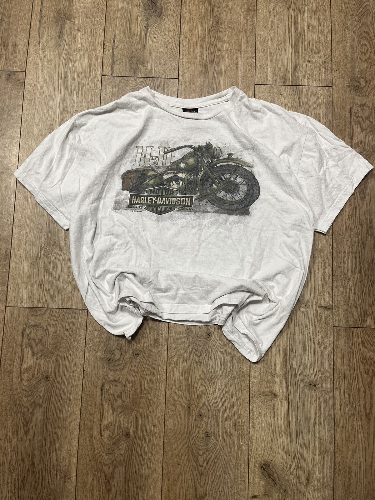 Harley Davidson × Vintage Vtg Harley Davidson rare t Shirt Size US XXL / EU 58 / 5 - 1 Thumbnail