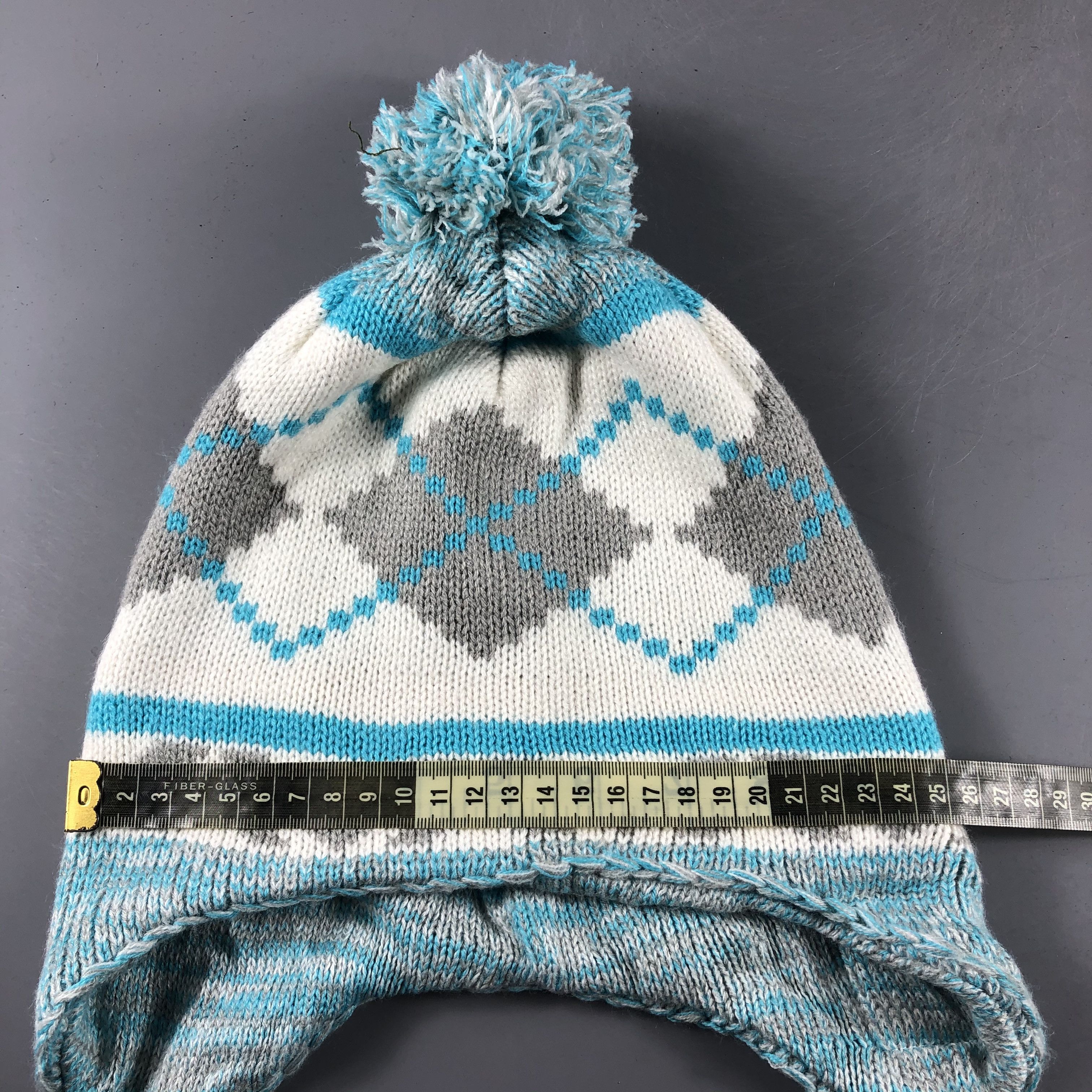 Japanese Brand × Vintage Earflap Hat Booble Beanie Snow Hat Snow Cap -D152 Size ONE SIZE - 4 Thumbnail