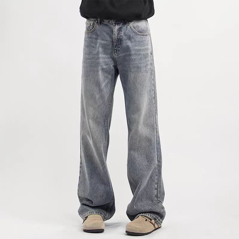 Japanese Brand × Jean Vintage light blue washed baggy wash jeans Size US 32 / EU 48 - 6 Thumbnail