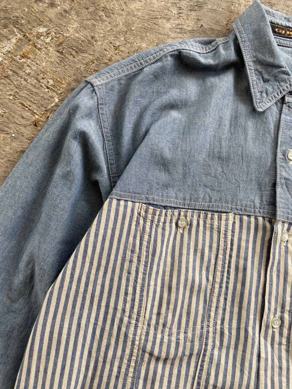 Marithe + Francois Girbaud 1990s Marithe Francois Girbaud - Double Pocket Button Shirt Size US L / EU 52-54 / 3 - 9 Thumbnail