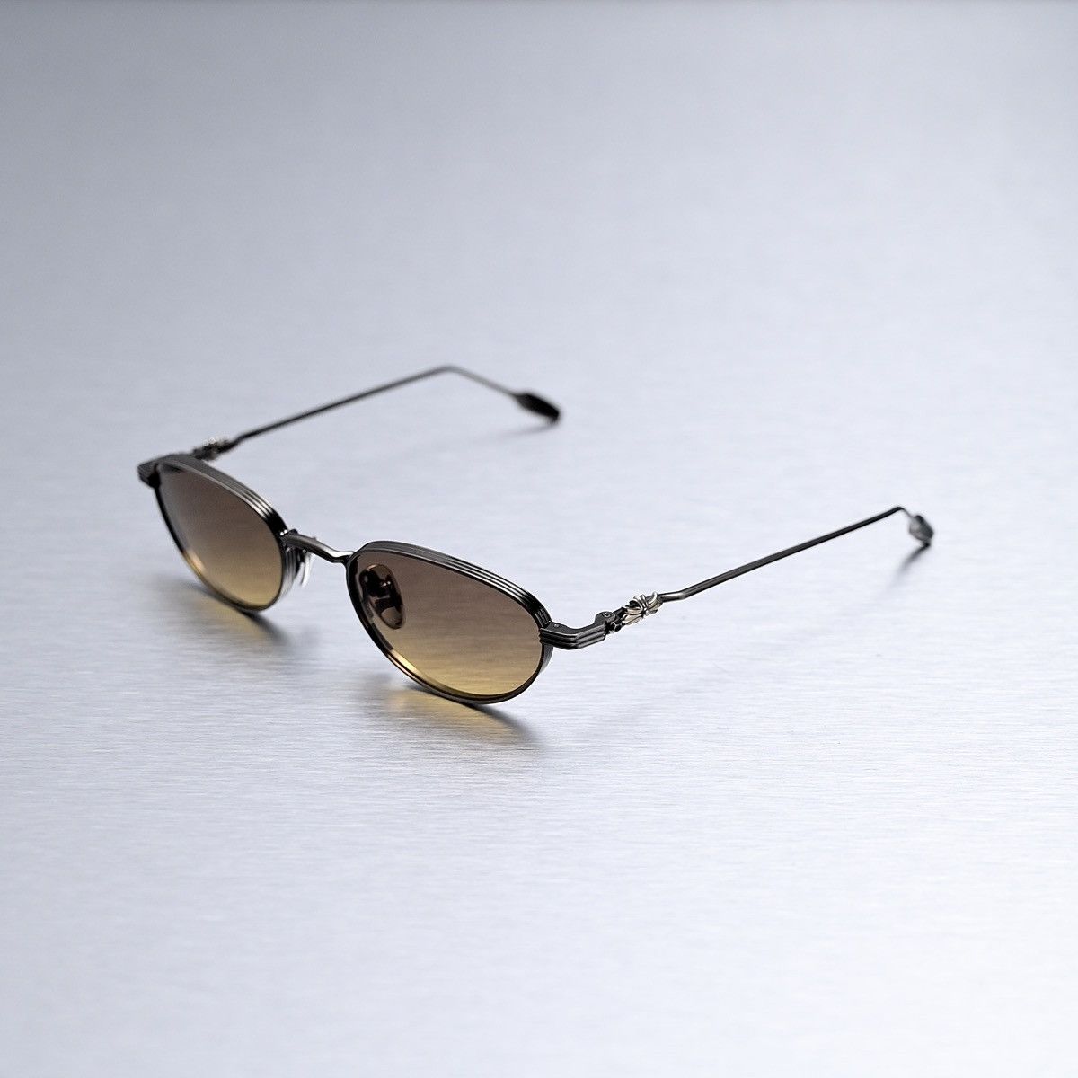 CHROME HEARTS CLITORIAL ANTIQUE SILVER SUNGLASSES