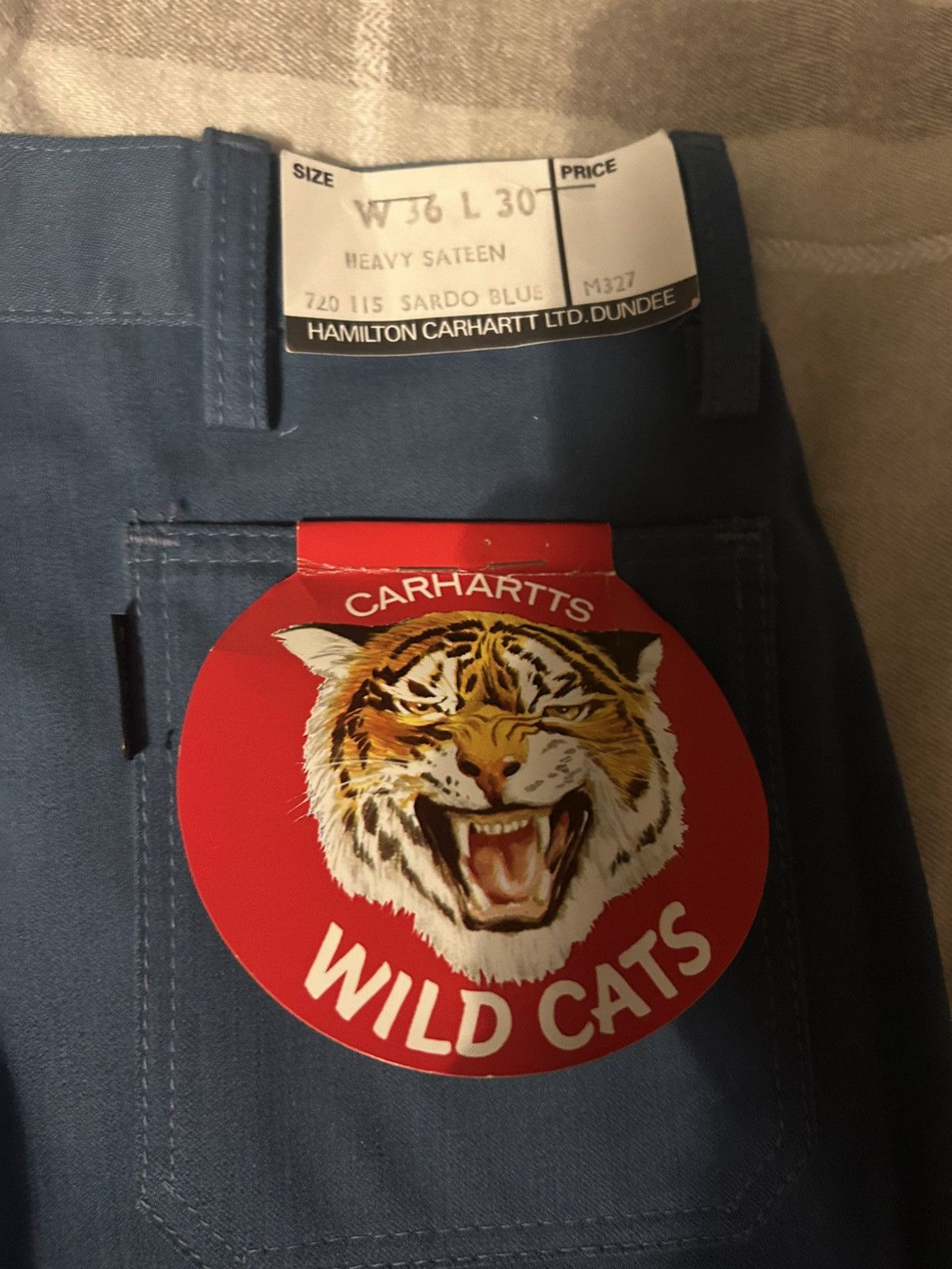 Carhartt 1970s Carhartt Wild Cats Bell Bottoms - Deadstock w/ Tags Size US 36 / EU 52 - 3 Thumbnail