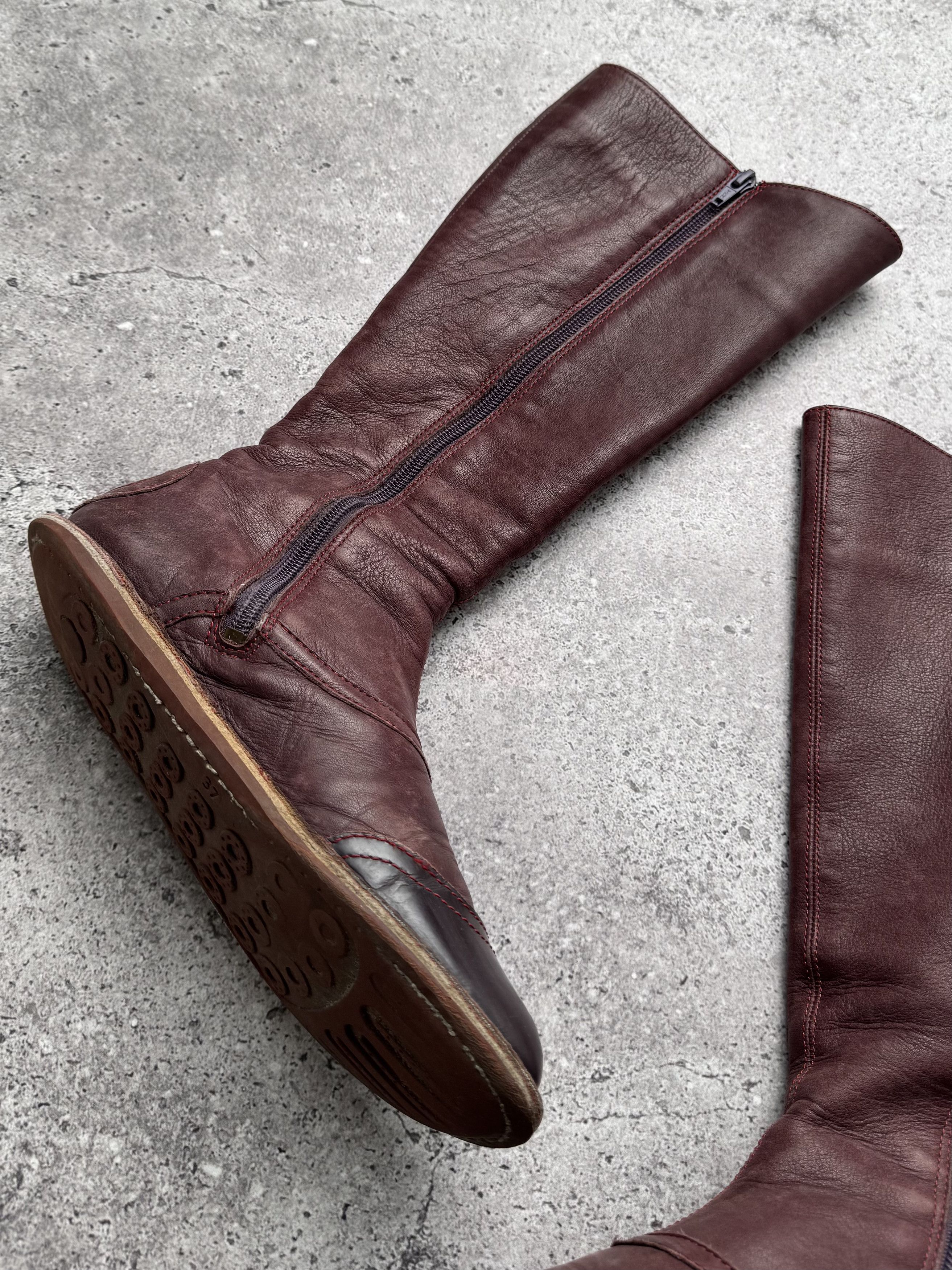 Camper Camper Vintage Faded Leather Boots C2(V497)E8 Size US 7 / IT 37 - 6 Thumbnail