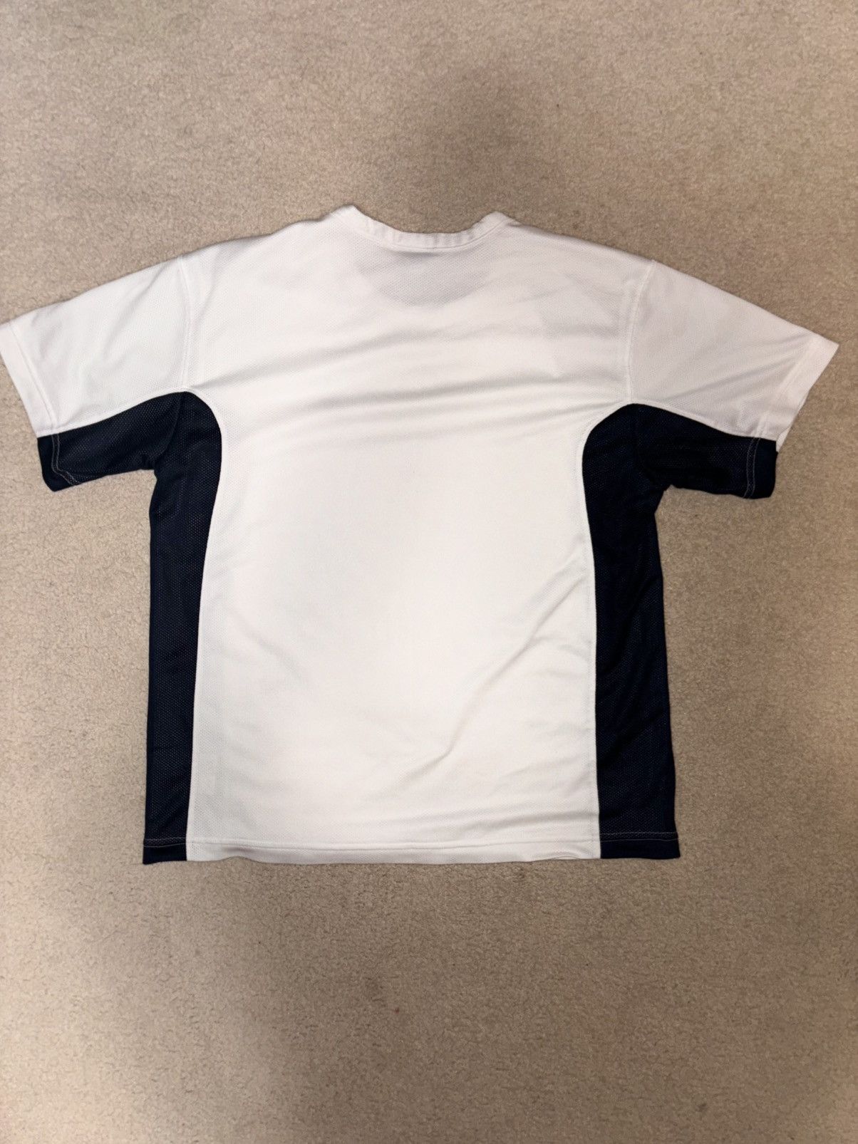Nike Y2K Nike Athletic Shirt Men's Size Large White Short Sleeve Size US L / EU 52-54 / 3 - 2 Thumbnail