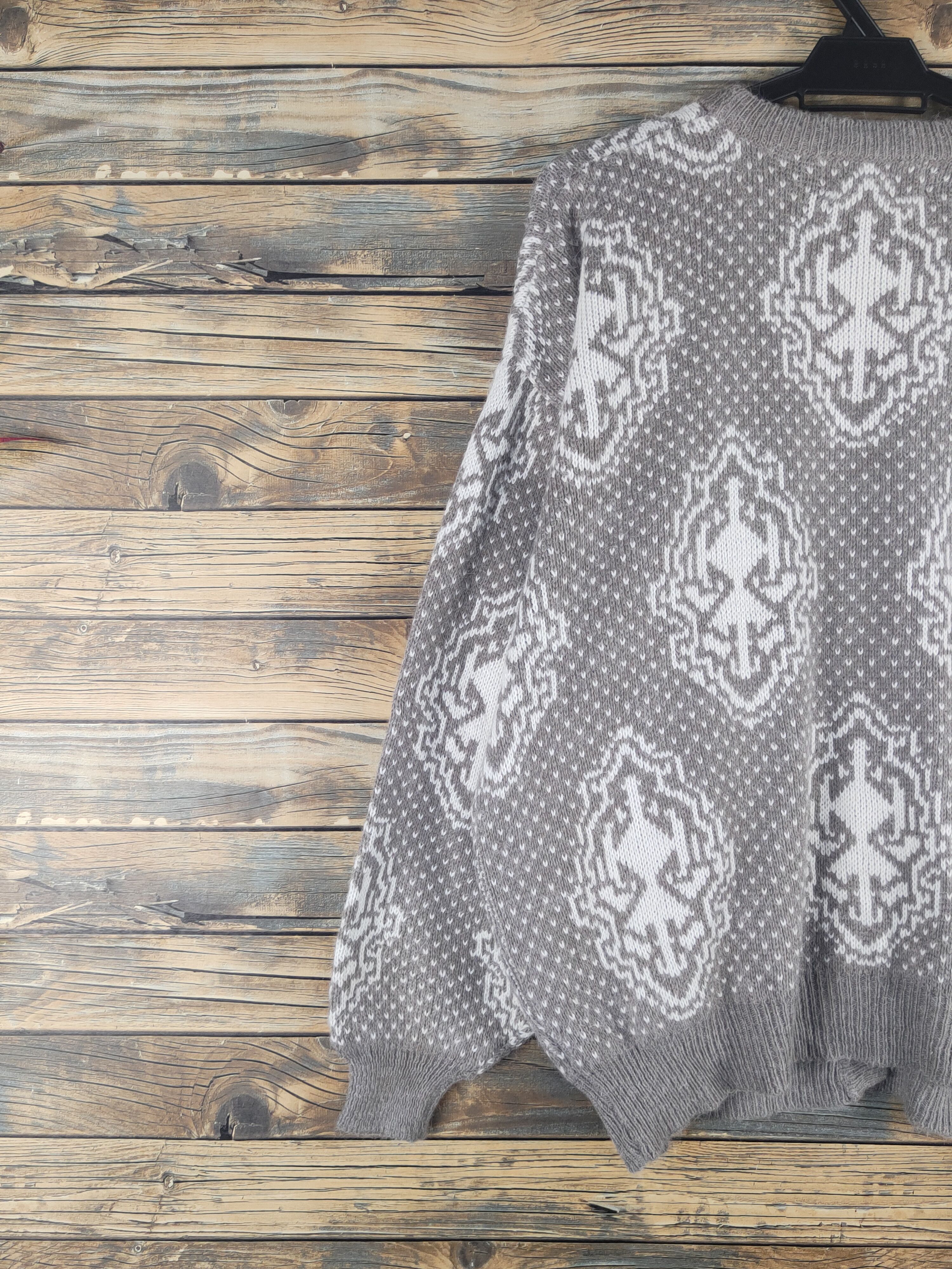 Japanese Brand DL Mackoul vintage Gray Knitwear Cardigan #46-194T Size XL / US 12-14 / IT 48-50 - 8 Thumbnail