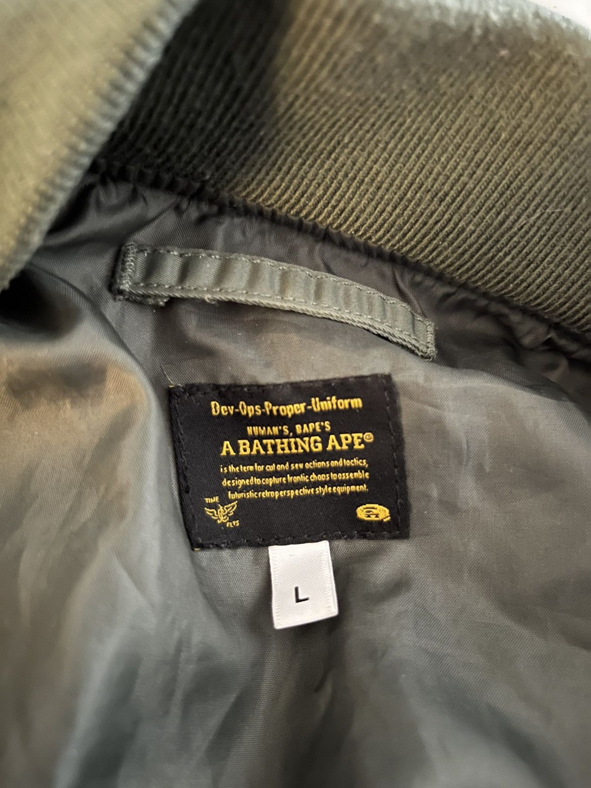 Bape Bathing Ape M-1 Bomber Jacket Size US L / EU 52-54 / 3 - 3 Thumbnail