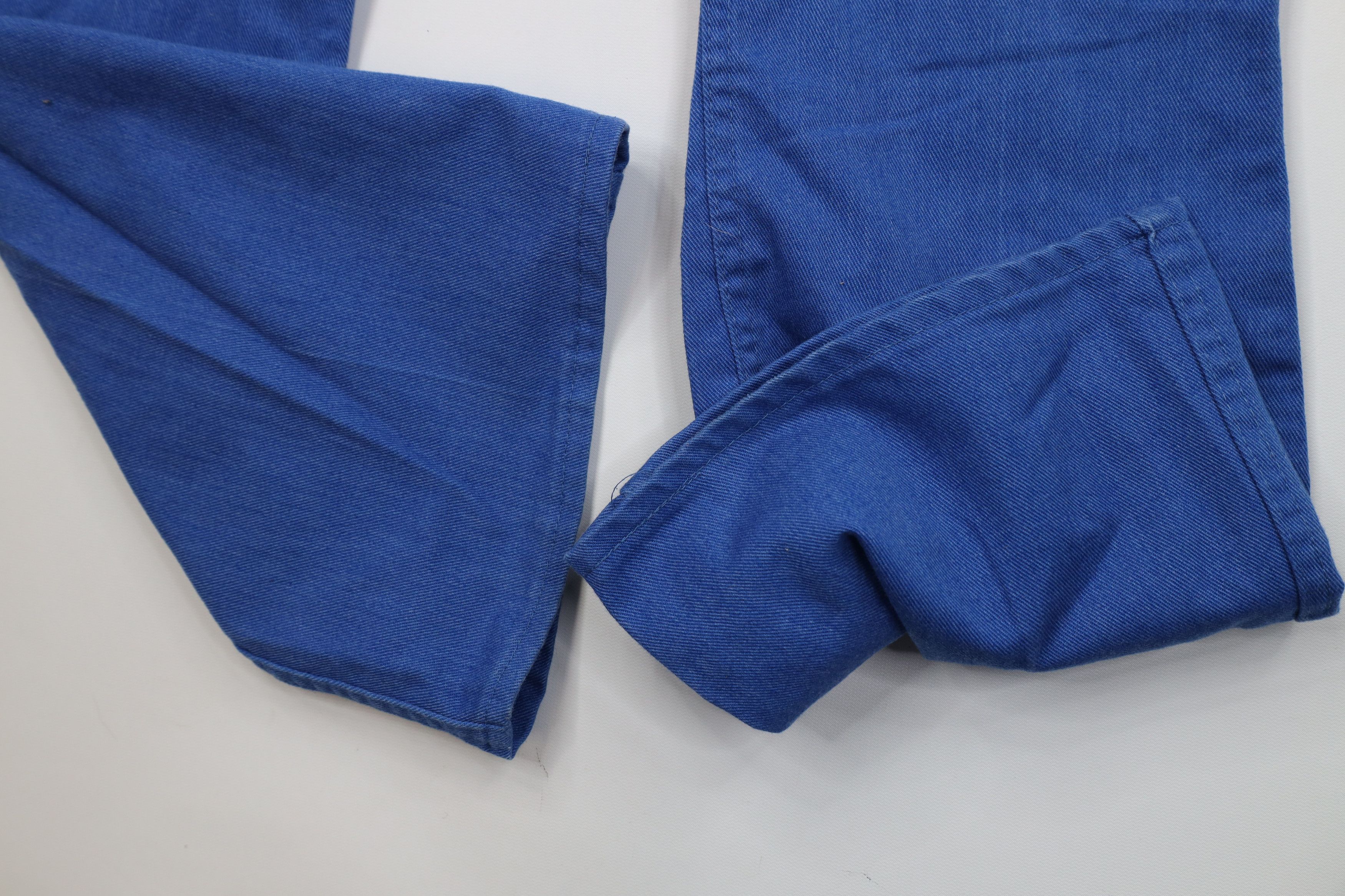Dickies Vintage 60s 70s Dickies Bell Bottoms Denim Jeans Blue USA Size US 40 / EU 56 - 6 Thumbnail