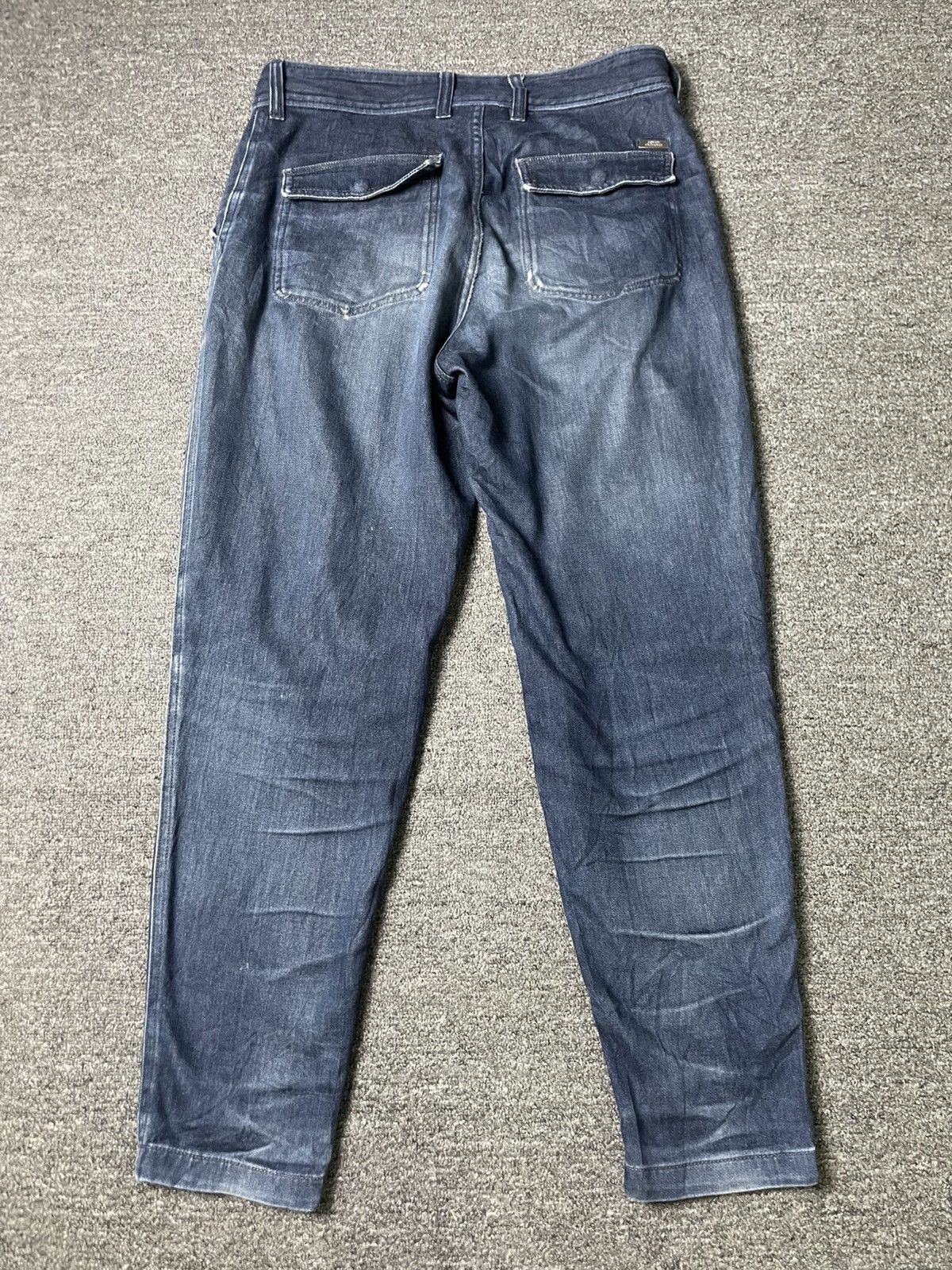 Armani Exchange × Vintage ARMANI EXCHANGE Distressed Ripped Jeans (91) Size US 33 - 14 Thumbnail