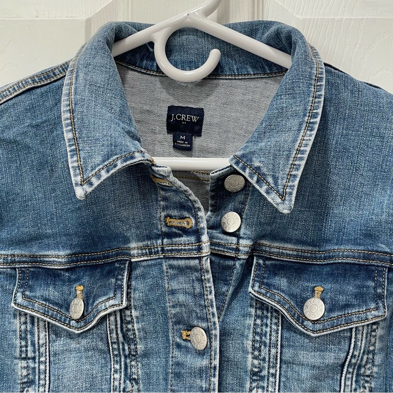 J.Crew J. Crew Denim Jacket Size M / US 6-8 / IT 42-44 - 4 Thumbnail