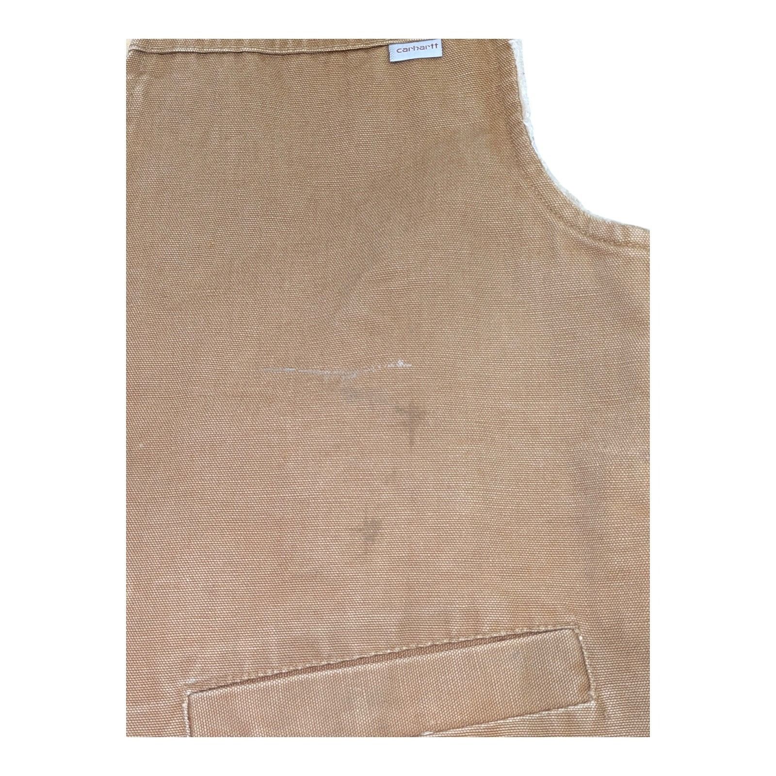 Carhartt Vintage Carhartt Duck Canvas Sherpa Lined Vest Brown Tan Wor Size US L / EU 52-54 / 3 - 8 Thumbnail