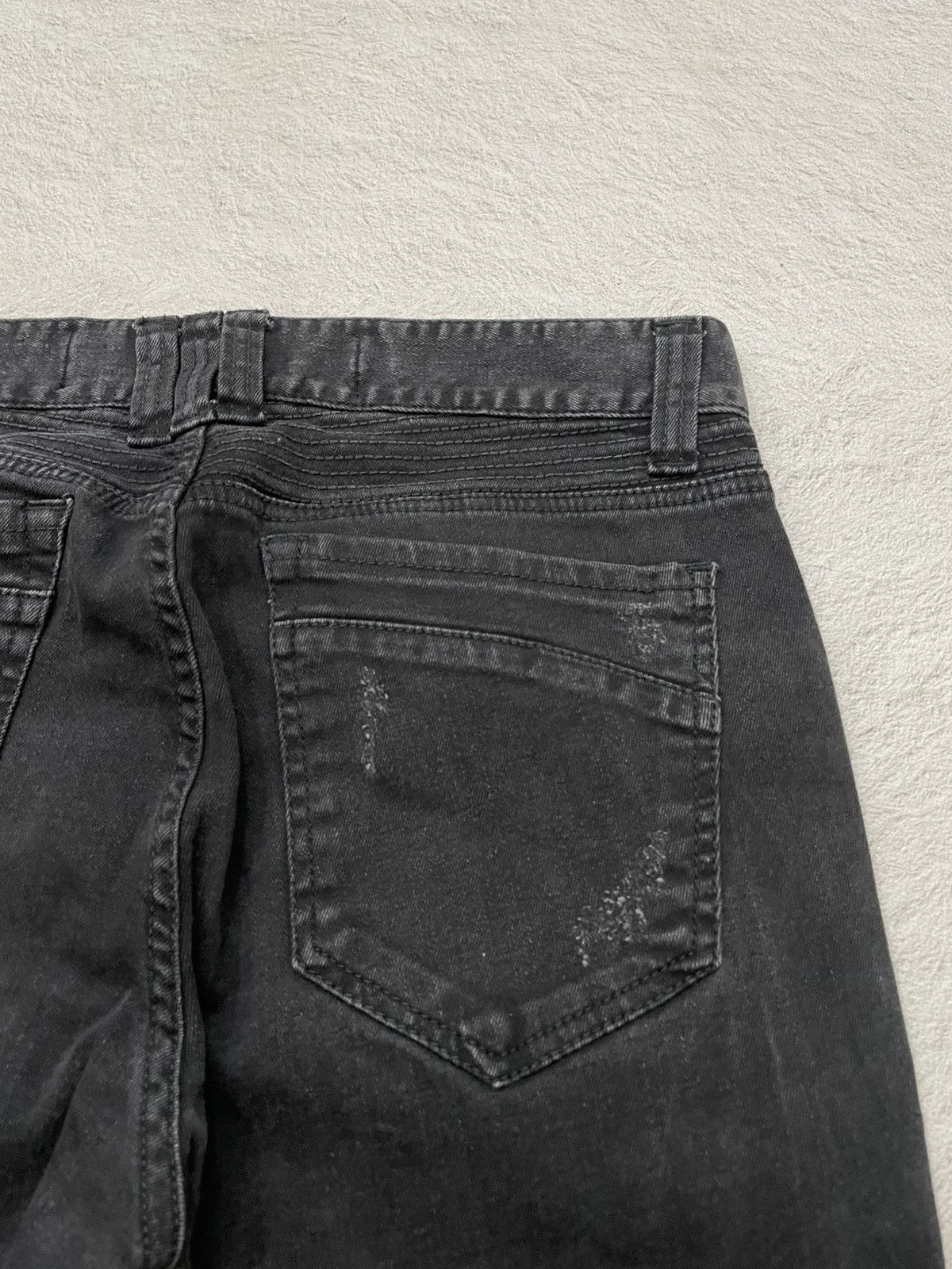 Japanese Brand 00s Buckaro Zippered front pockets Slim Straight Amiri Style Size US 31 - 9 Thumbnail