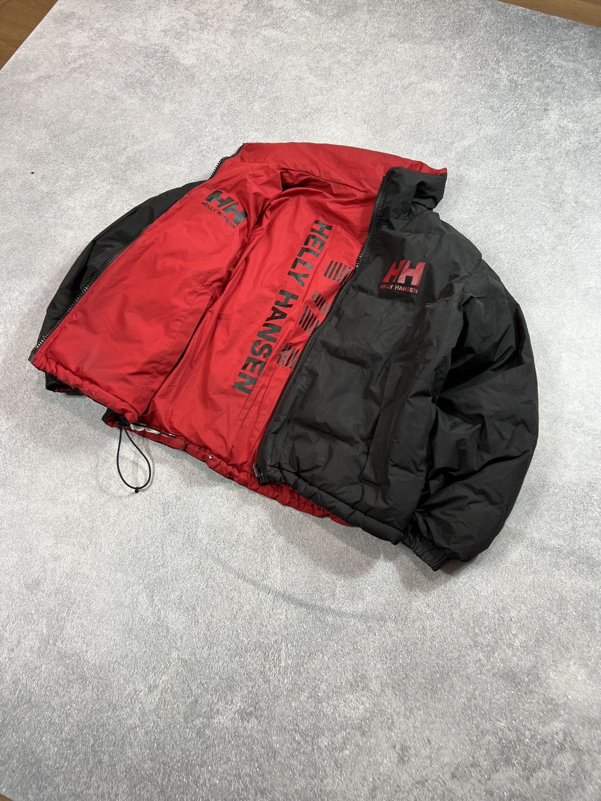 Le Grande Bleu (L.G.B.) 🔥VTG LGB STYLE HELLY HANSEN PUFFER DOWN JACKET REVERSIBLE🔥 Size US S / EU 44-46 / 1 - 3 Thumbnail