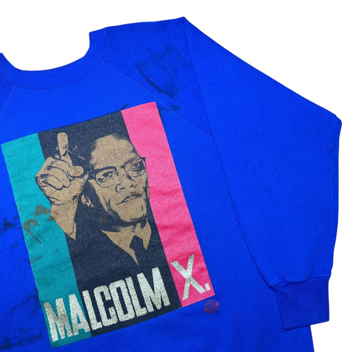 Rap Tees Malcolm X By Any Means Necessary Black Activist Sweatshirt Size US XXL / EU 58 / 5 - 16 Thumbnail