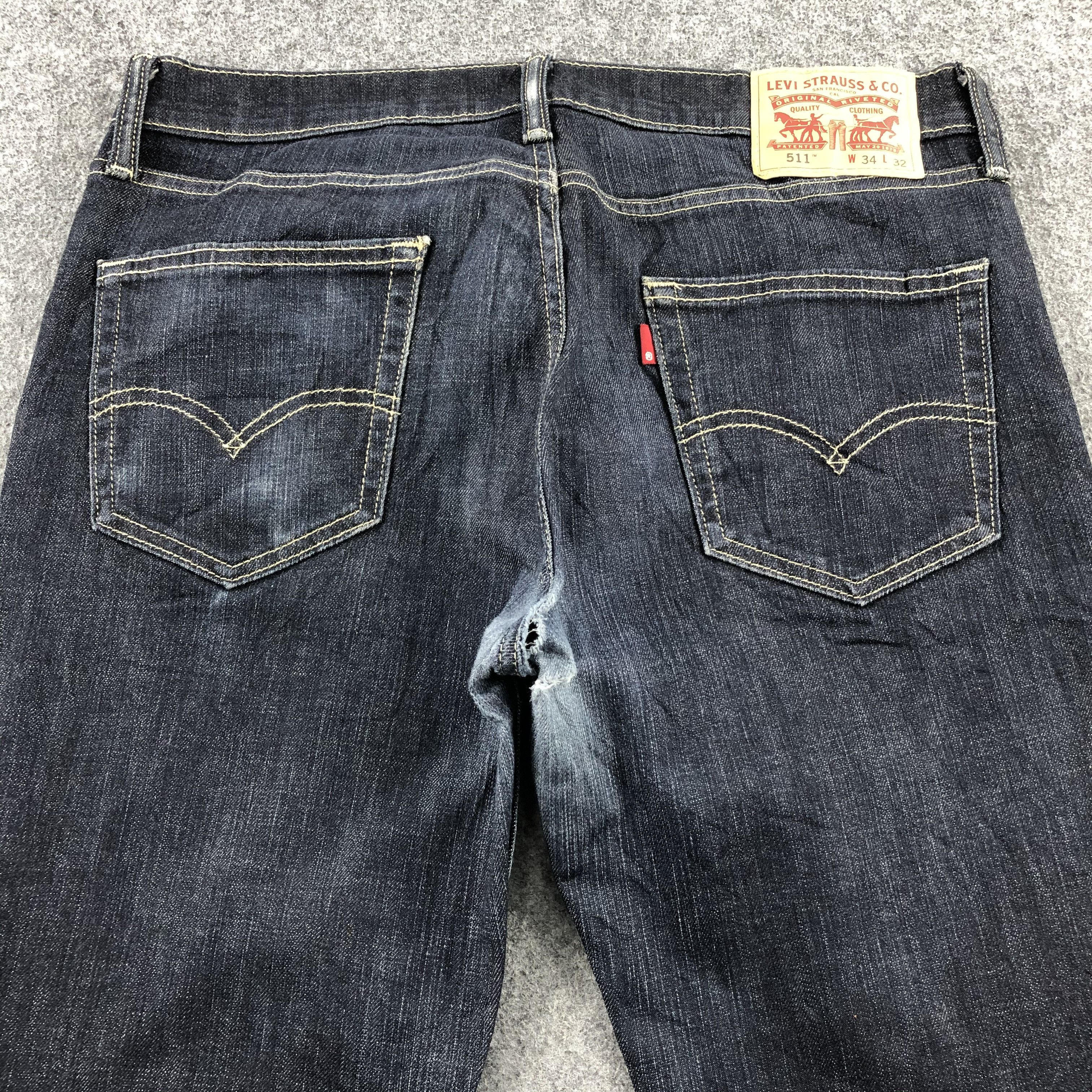 Levi's Vintage Levis 511 Tapered Jeans-JM1824 Size US 34 / EU 50 - 4 Thumbnail