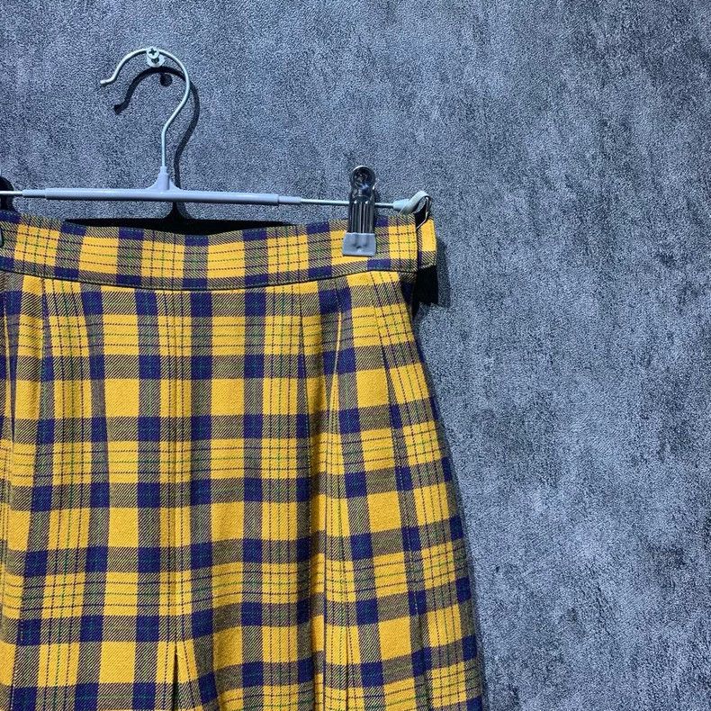 Dior Dior Size S Plaid skirt 2501-Nextarrow Size 25" / US 0 / IT 36 - 6 Thumbnail
