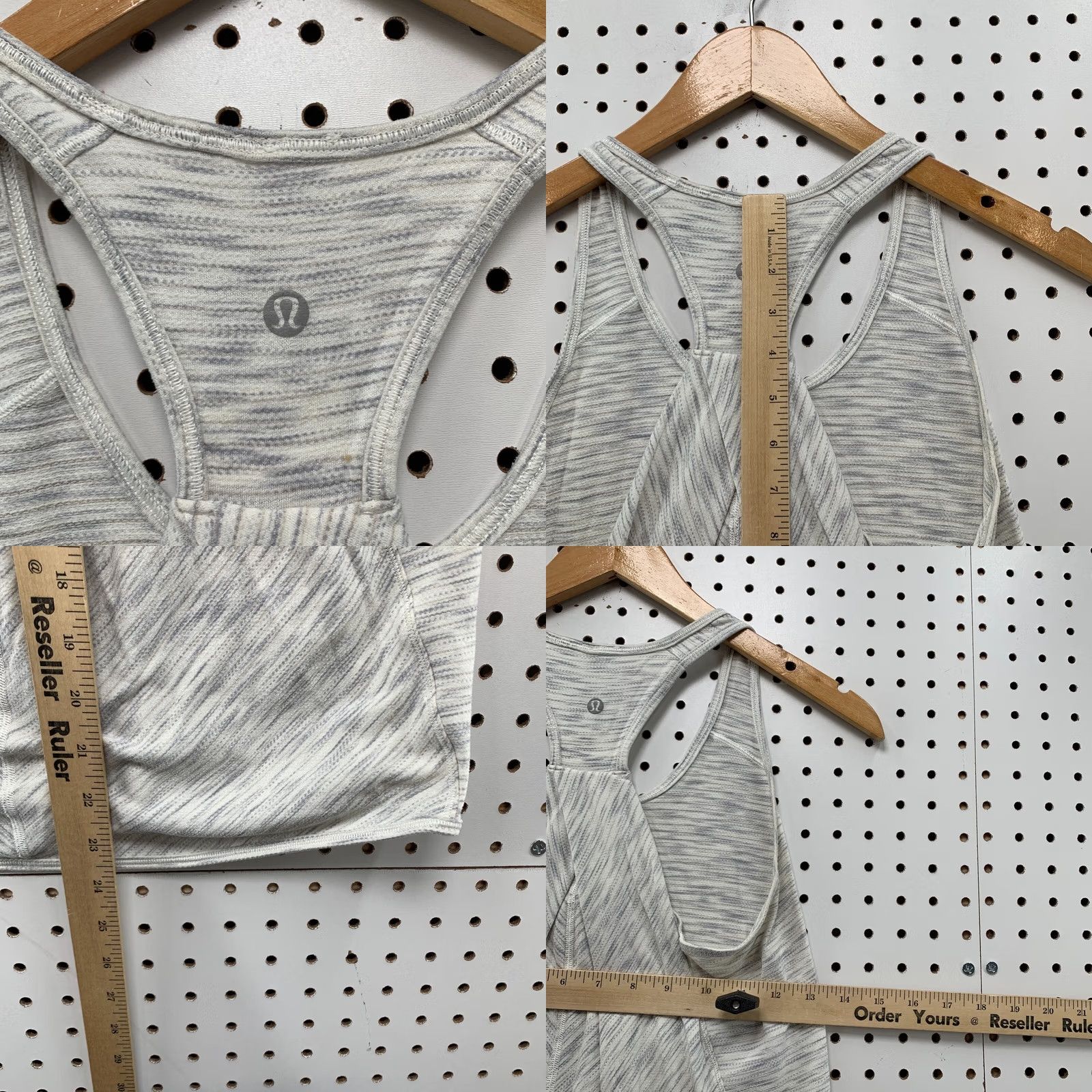 Lululemon Lululemon Active Tank Top Women’s Size 4 Gray Racerback Yoga Workout Shirt Size S / US 4 / IT 40 - 8 Thumbnail