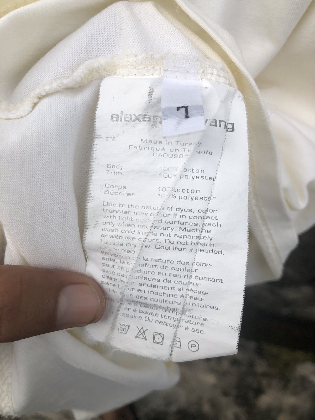 Alexander Wang Alexander Wang Boxy Tshirt Size US M / EU 48-50 / 2 - 4 Thumbnail