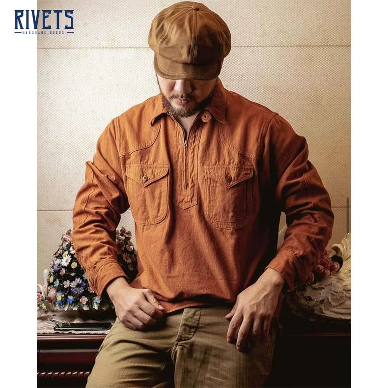 Freewheelers Freewheelers size 15 Heavy-duty canvas shirt Size US M / EU 48-50 / 2 - 1 Thumbnail