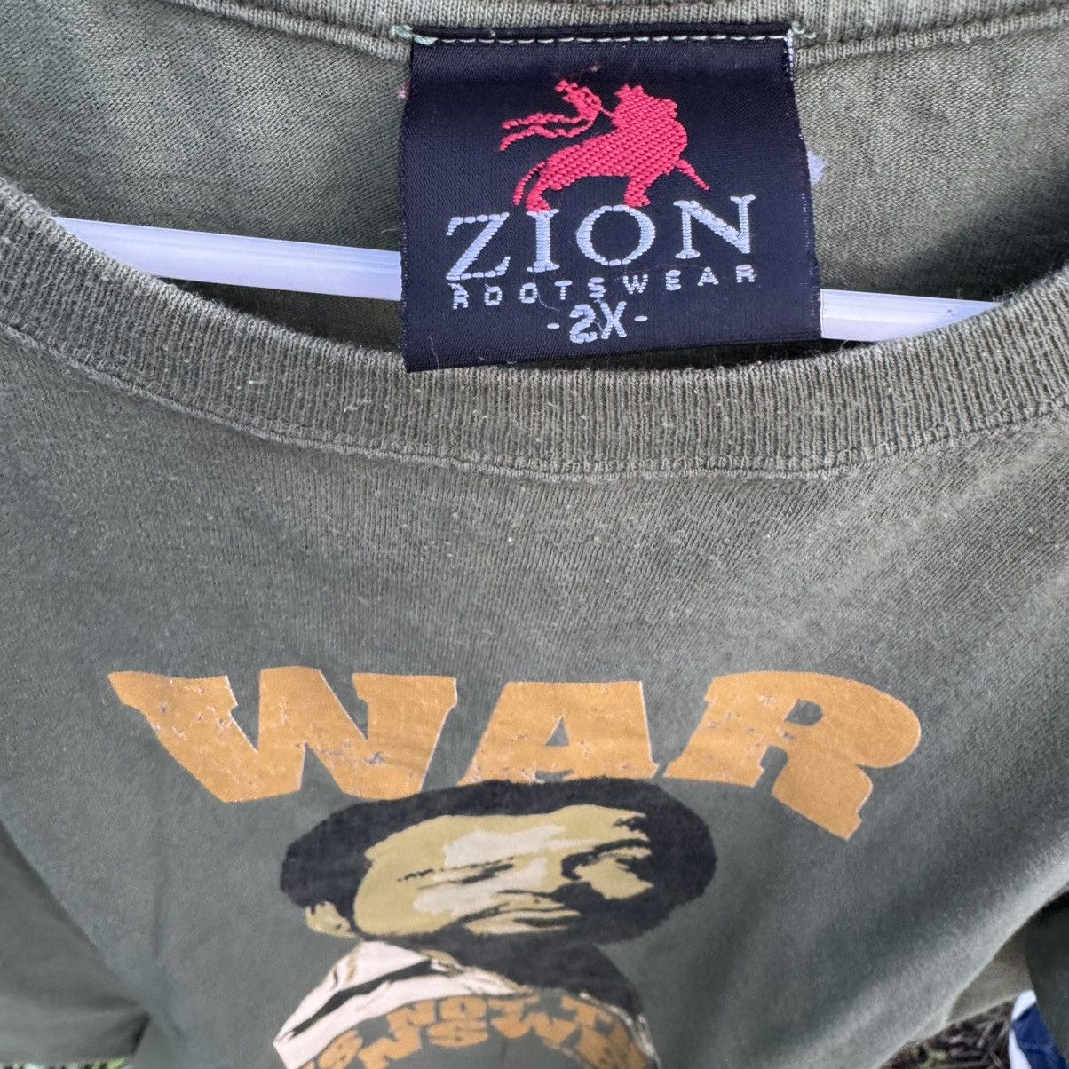 Zion Rootswear 2005 Zion Rootswear Marvin Gaye War Is Not The Answer 2XL Size US XXL / EU 58 / 5 - 3 Thumbnail