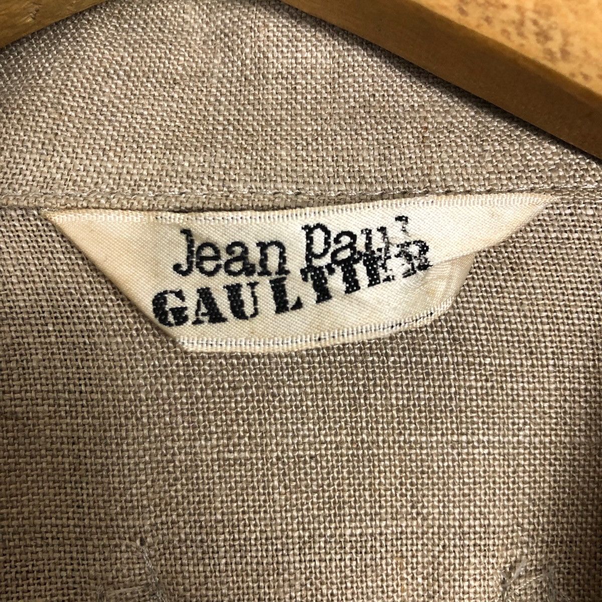 Jean Paul Gaultier Vintage 80s Jean Paul Gaultier Hemp Trench Coat Car Coat Size US L / EU 52-54 / 3 - 10 Thumbnail