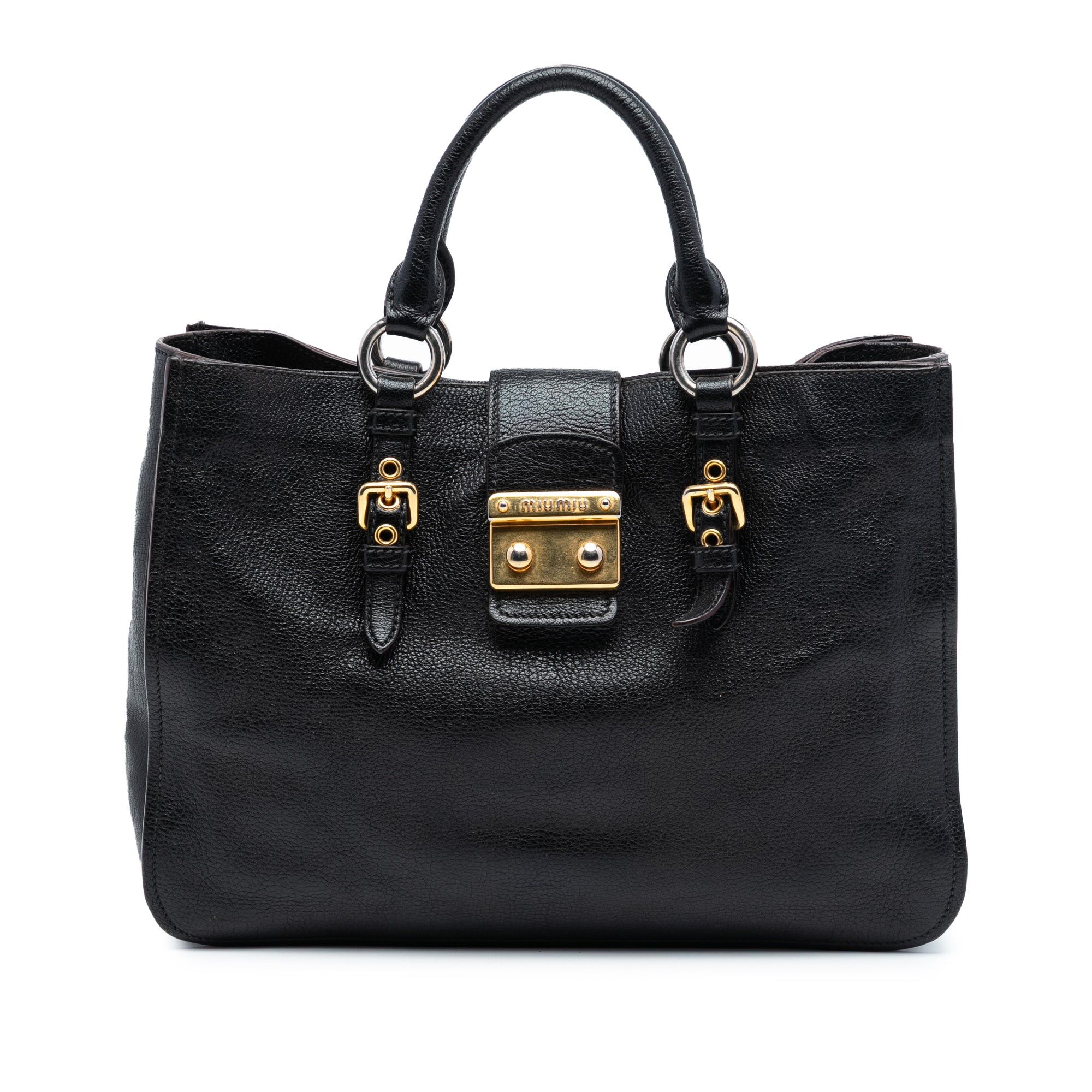 Miu Miu Goatskin Madras Satchel Size ONE SIZE - 1 Thumbnail