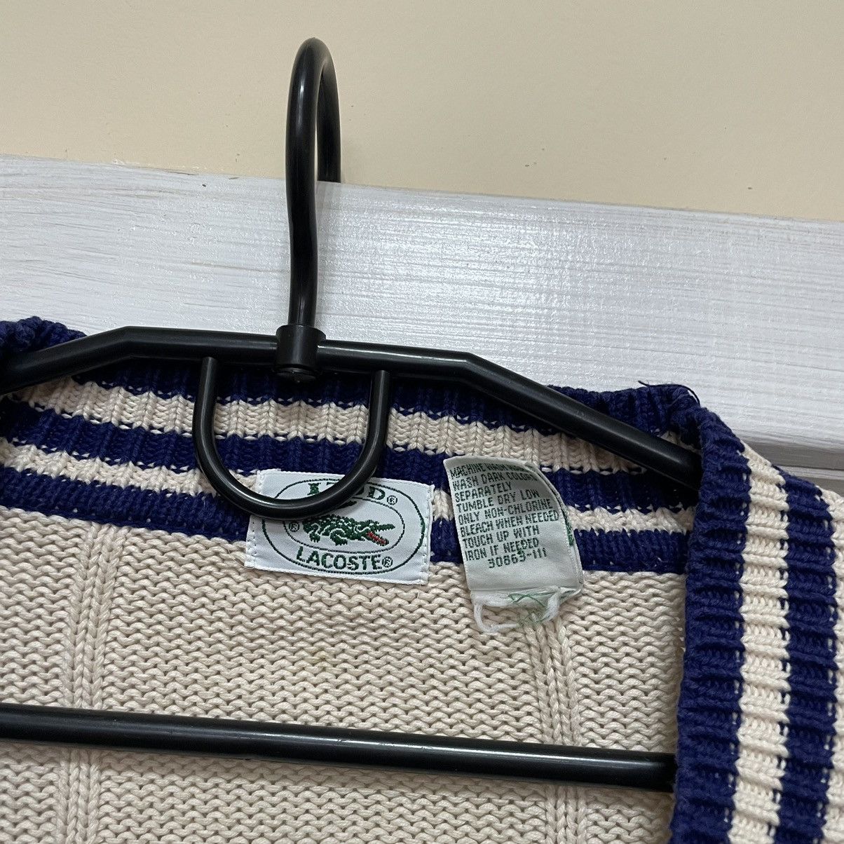 Japanese Brand × Lacoste 90s Lacoste Cardigan retro izod chemise sweater old money Size US L / EU 52-54 / 3 - 4 Thumbnail