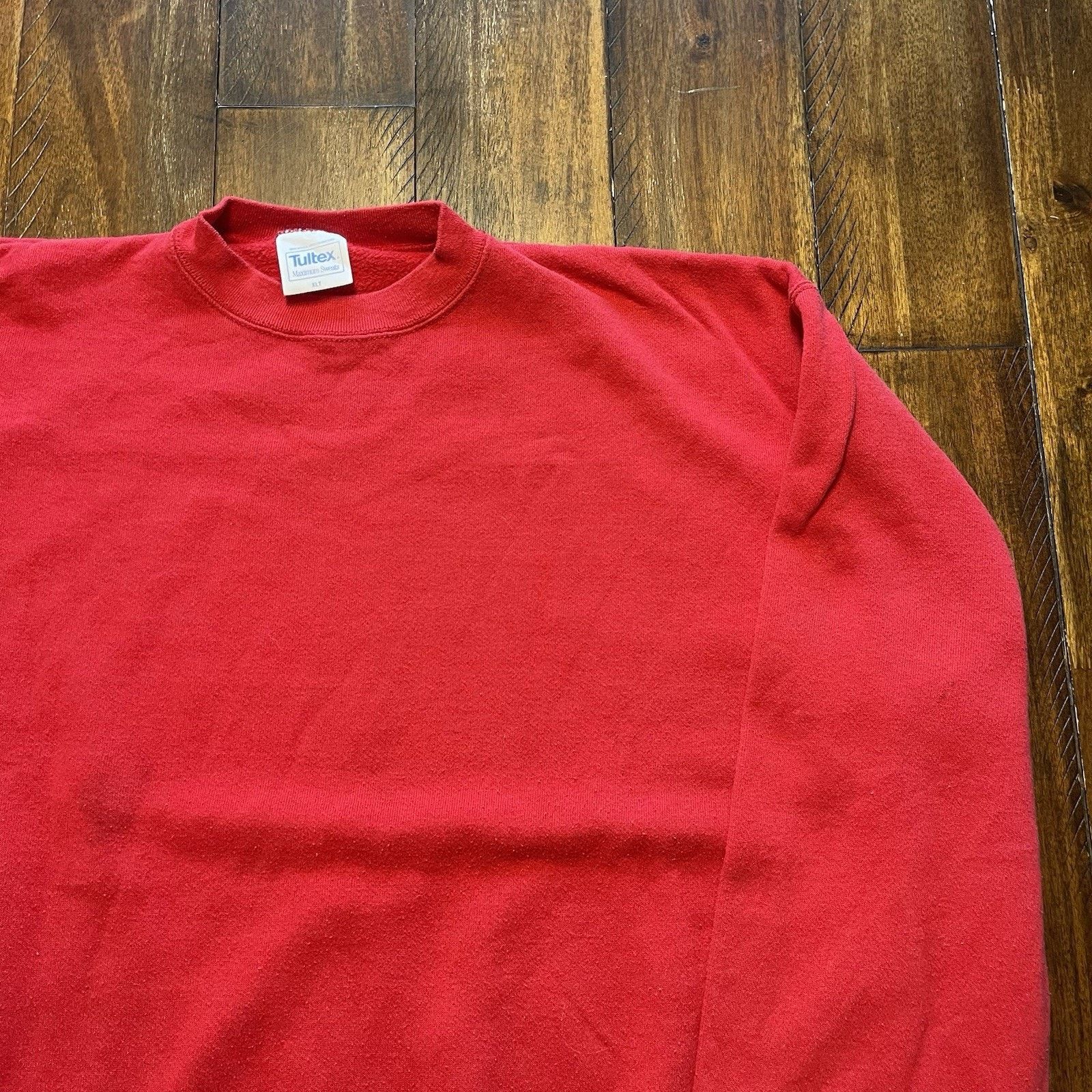 Tultex VTG 90s Maximum Sweats Tultex Pullover Sweatshirt XLT USA Size US XL / EU 56 / 4 - 2 Thumbnail
