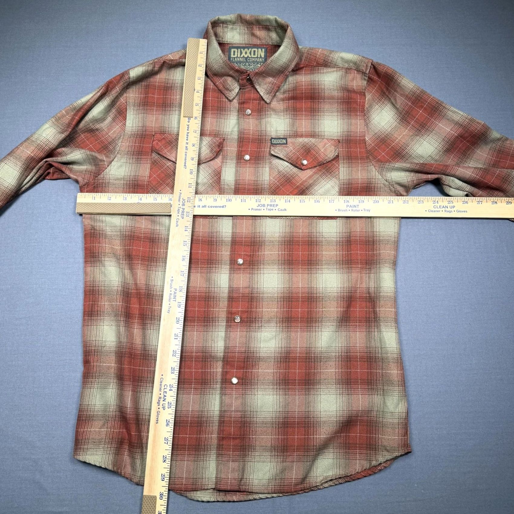 Vintage Dixxon Shirt Mens Medium Red Plaid Long Sleeve Snap Button Up Flannel The Juarez Size US M / EU 48-50 / 2 - 3 Thumbnail