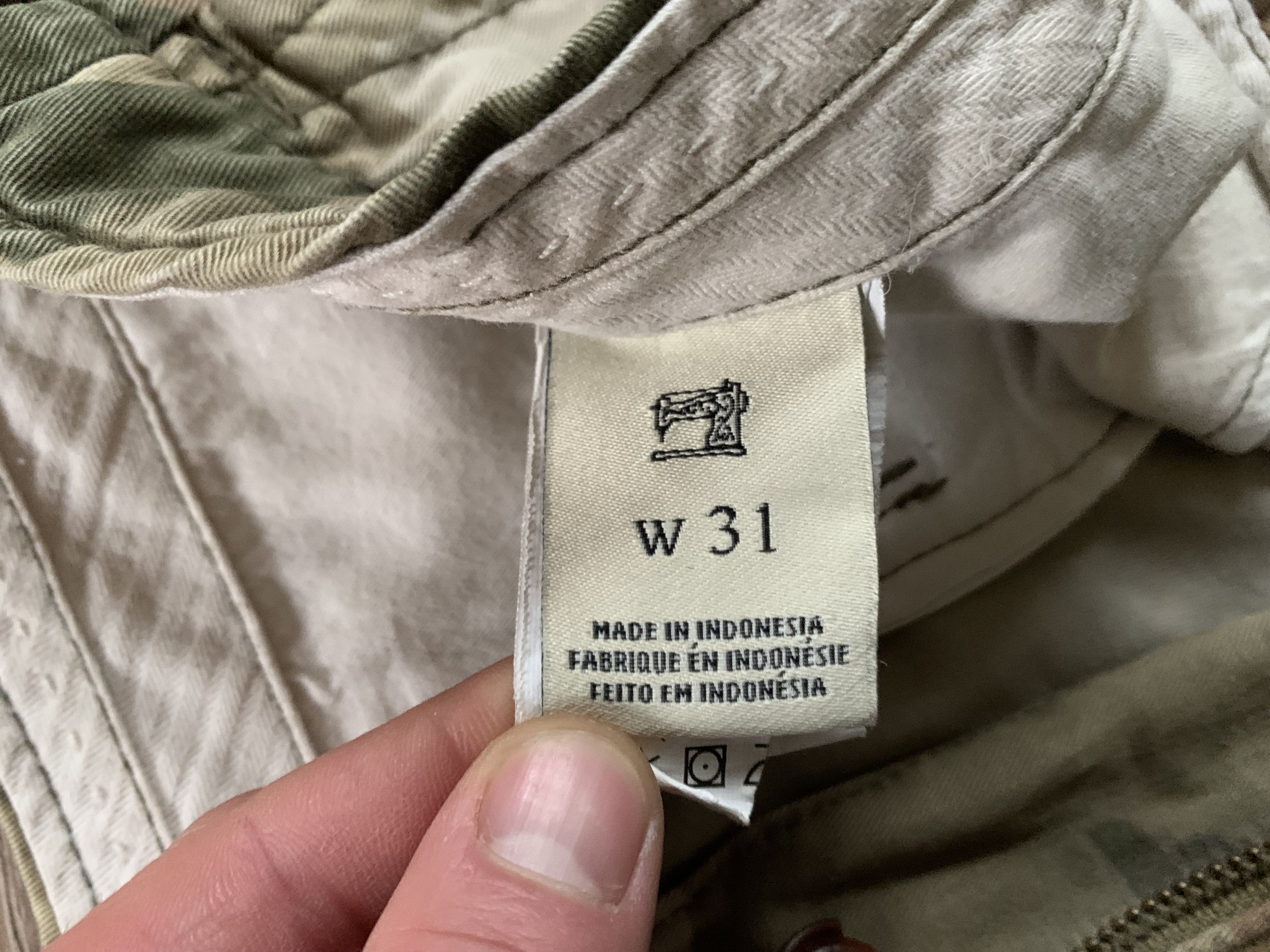 Scotch & Soda Mens Scotch & Soda Chino Khaki Military Cotton Shorts Size US 31 - 8 Thumbnail