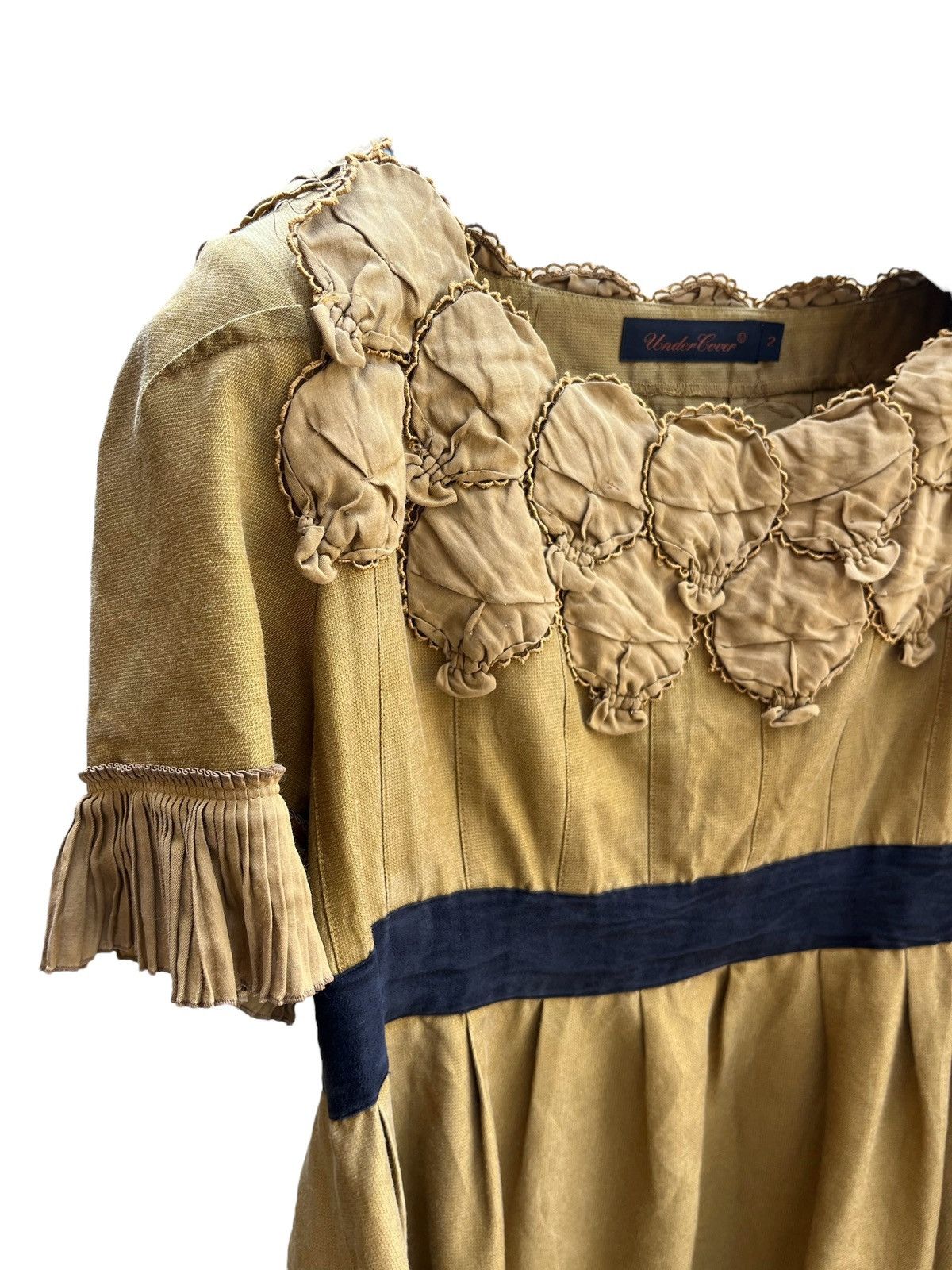 Undercover 2007 Undercover Gold Silk Mini Skull Detail Dress Size M / US 6-8 / IT 42-44 - 9 Thumbnail