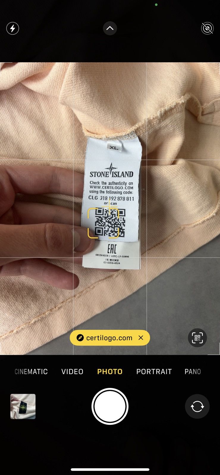 Stone Island Stone Island Light Sweatshirt Size US XL / EU 56 / 4 - 8 Thumbnail