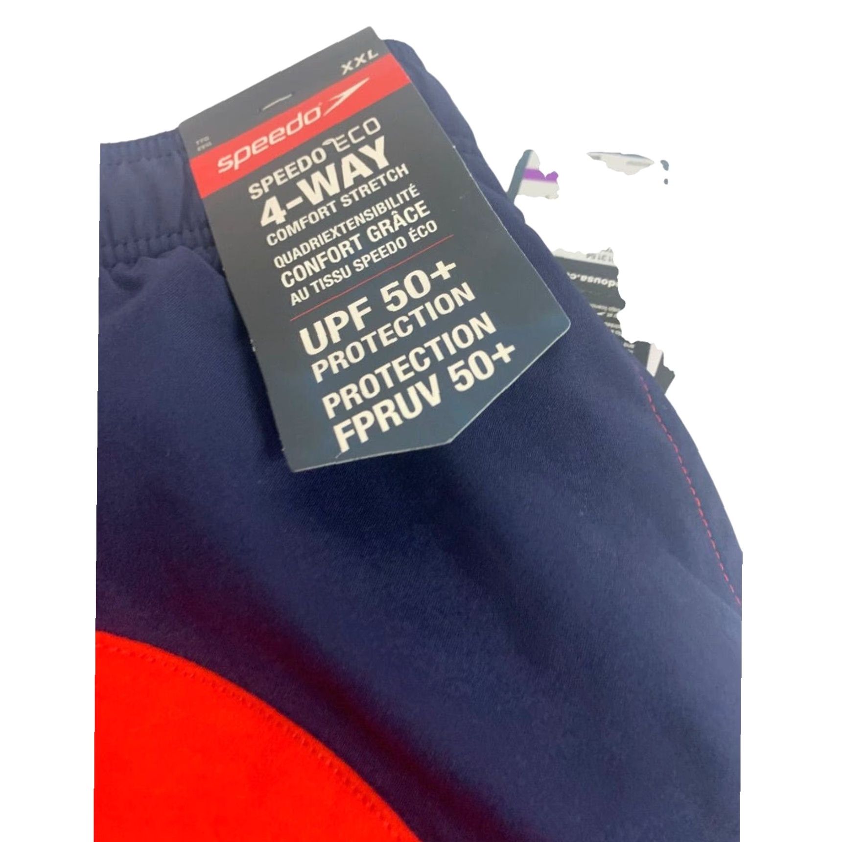 Speedo Speedo Mens Swim Shorts XXL Red New UPF 50+ Protection Eco 4-Way Trunks Size US 39 - 3 Thumbnail