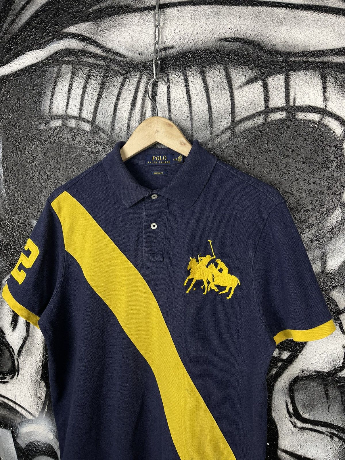 Polo Ralph Lauren Polo Ralph Lauren “2” Double Pony Polo T-Shirt Men’s Size L Size US L / EU 52-54 / 3 - 3 Thumbnail