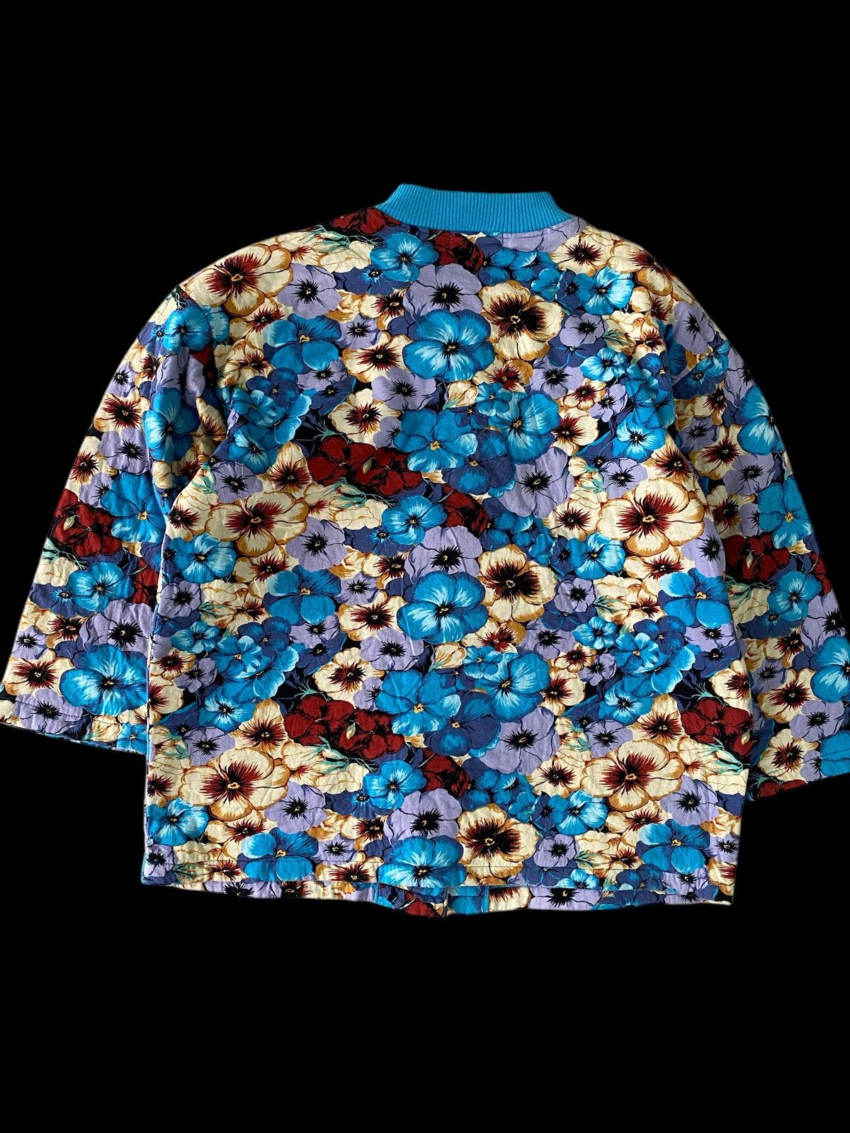 Designer × Kenzo Vintage Kenzo jacket motif flora full print bomber design Size US L / EU 52-54 / 3 - 6 Thumbnail