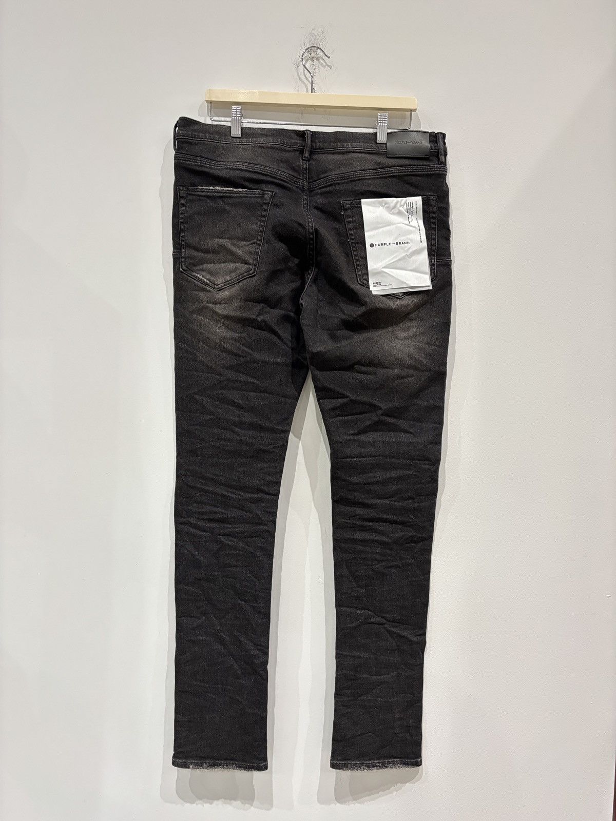 Purple Brand Purple Brand Overspray Jeans Black Size: 34 Size US 34 / EU 50 - 4 Thumbnail