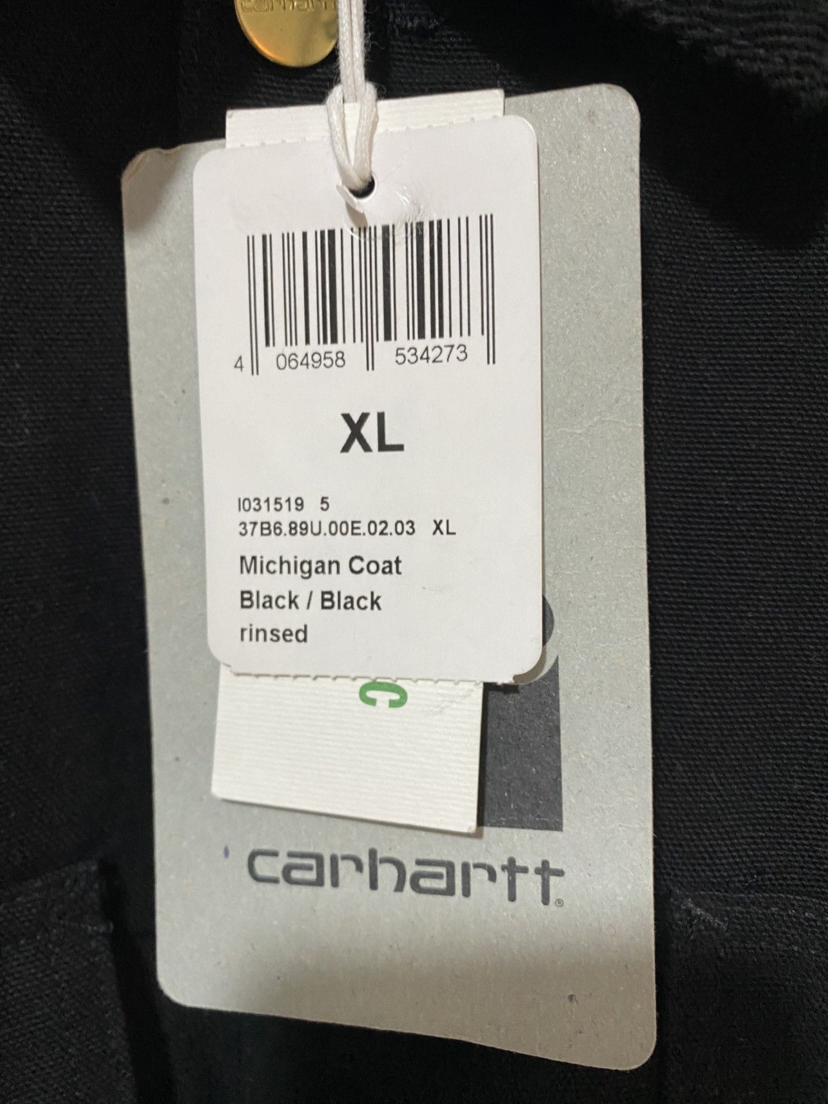 Carhartt Wip Michigan Coat Carhartt Wip x Headquarters XL jacket black Size US XL / EU 56 / 4 - 6 Thumbnail