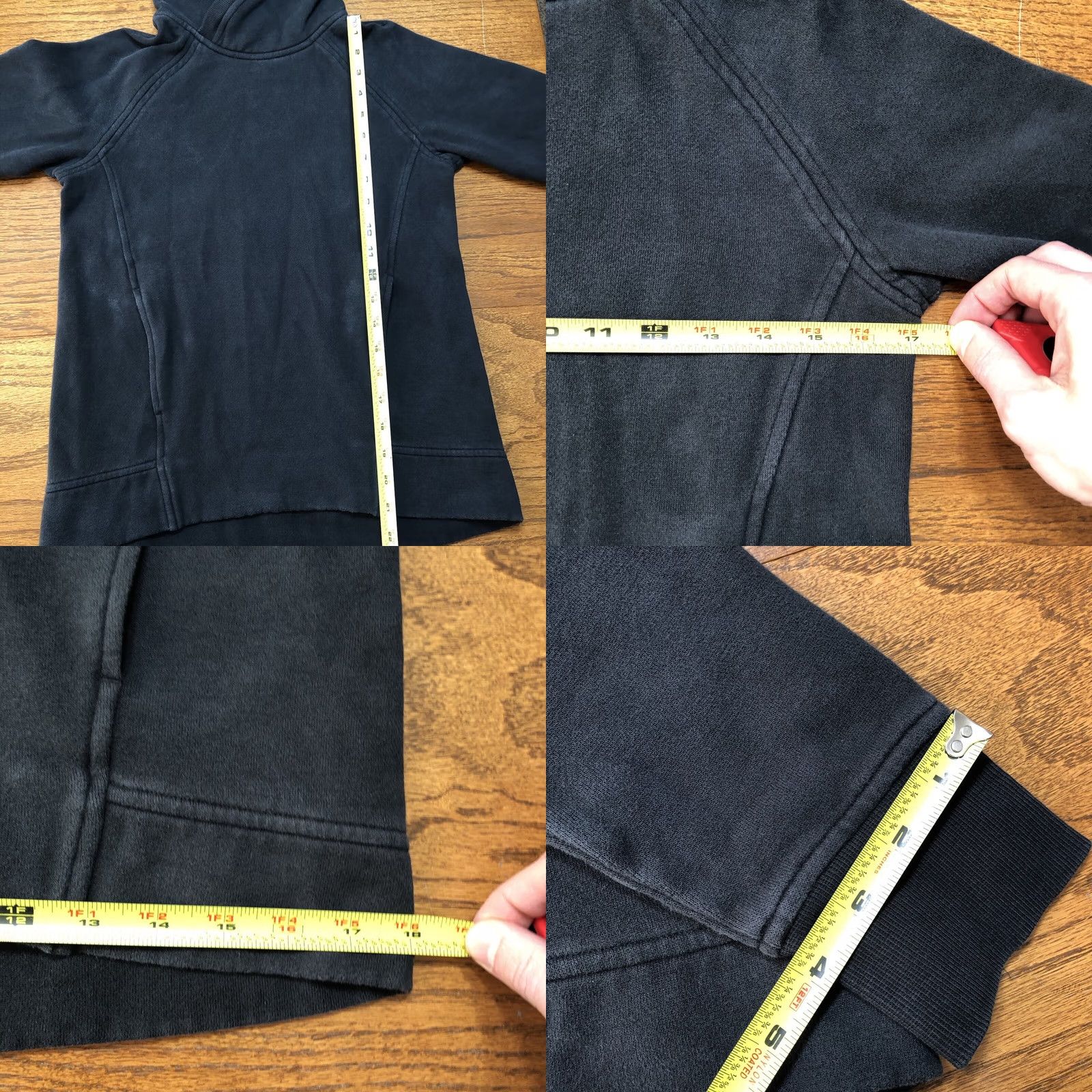 Lululemon Lululemon Black Pullover Anorak Pocket Hoodie Sweatshirt N60416 Womens Size 2 Sports Logo Size XS / US 0-2 / IT 36-38 - 8 Thumbnail