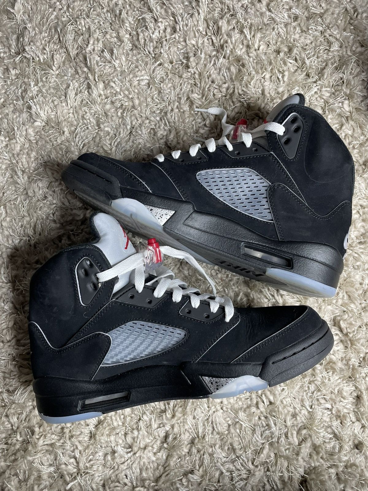 Jordan Brand Jordan 5 Black Metallic Size US 8.5 / EU 41-42 - 3 Thumbnail