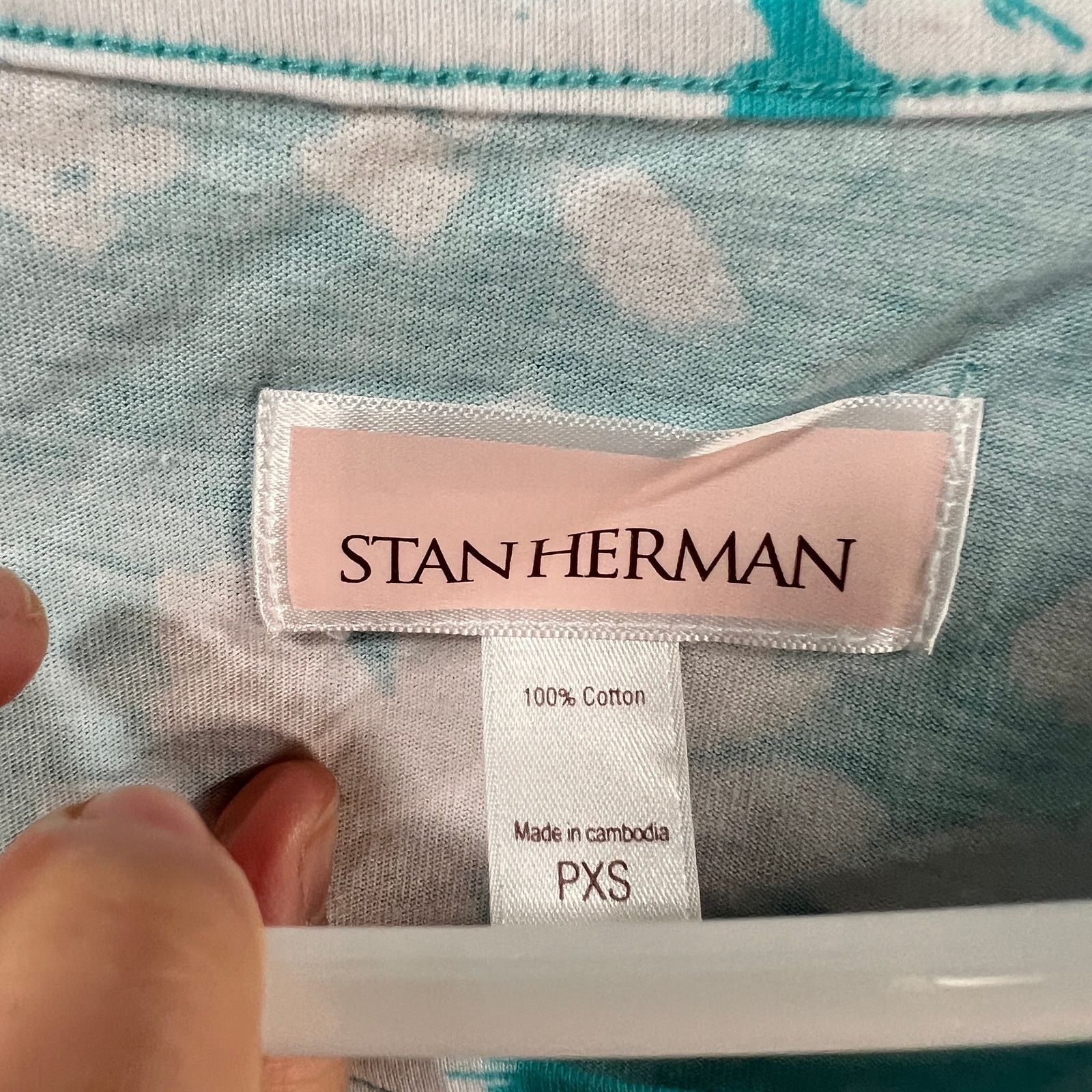 Other Stan Herman Happy Days 100% Cotton Petite Length Size XS / US 0-2 / IT 36-38 - 3 Thumbnail