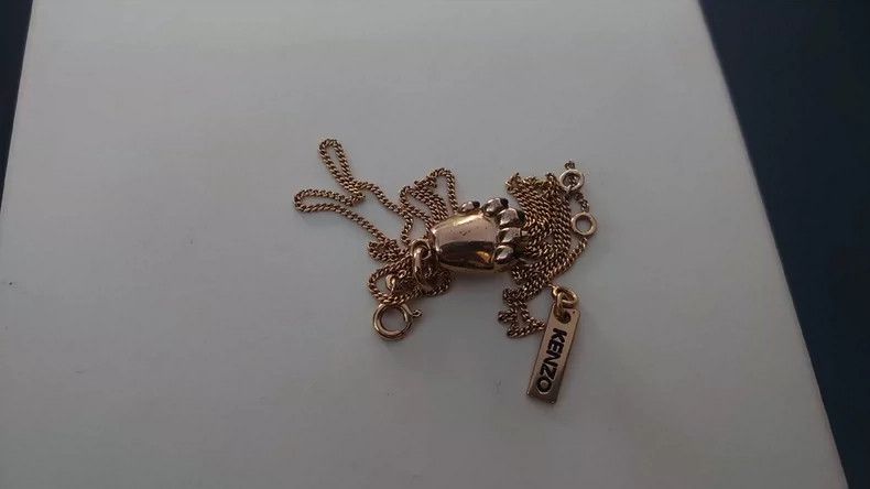 Kenzo KENZO Golden cat paw necklace for men and women Size ONE SIZE - 5 Thumbnail