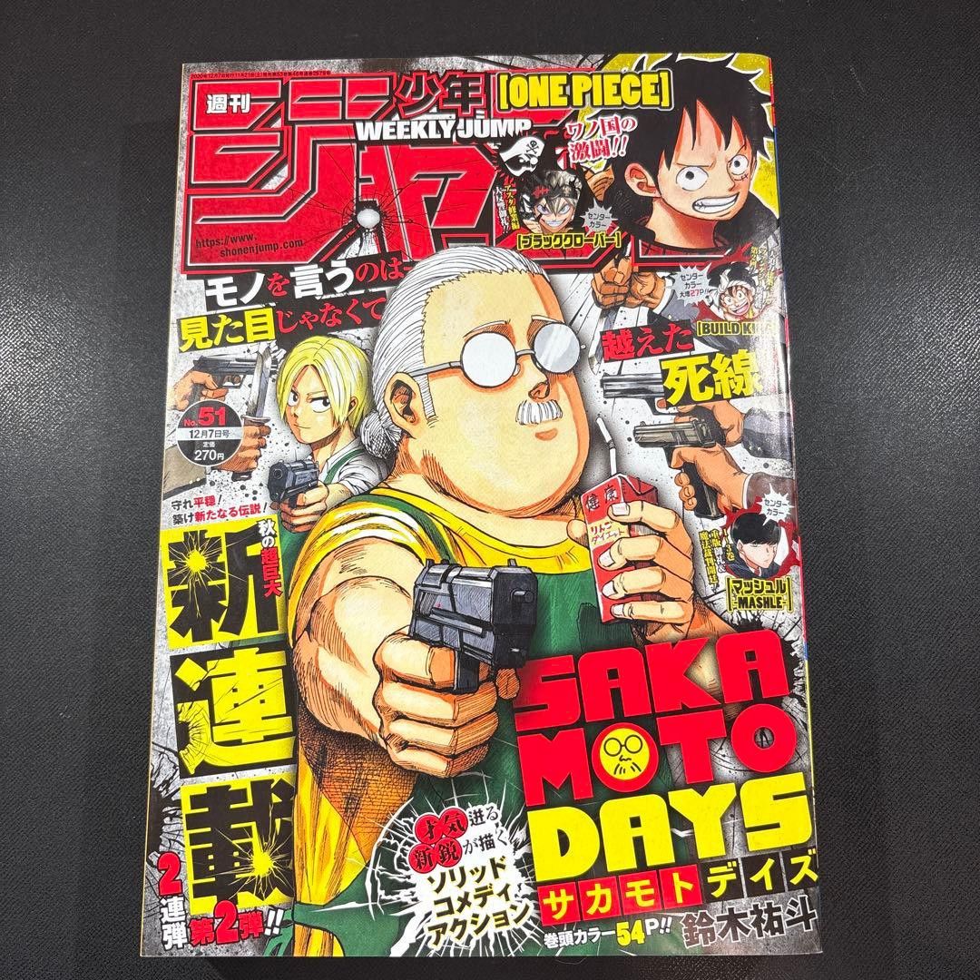 Japanese Brand Weekly Shonen Jump Sakamoto Days First Serialization Size ONE SIZE - 1 Thumbnail