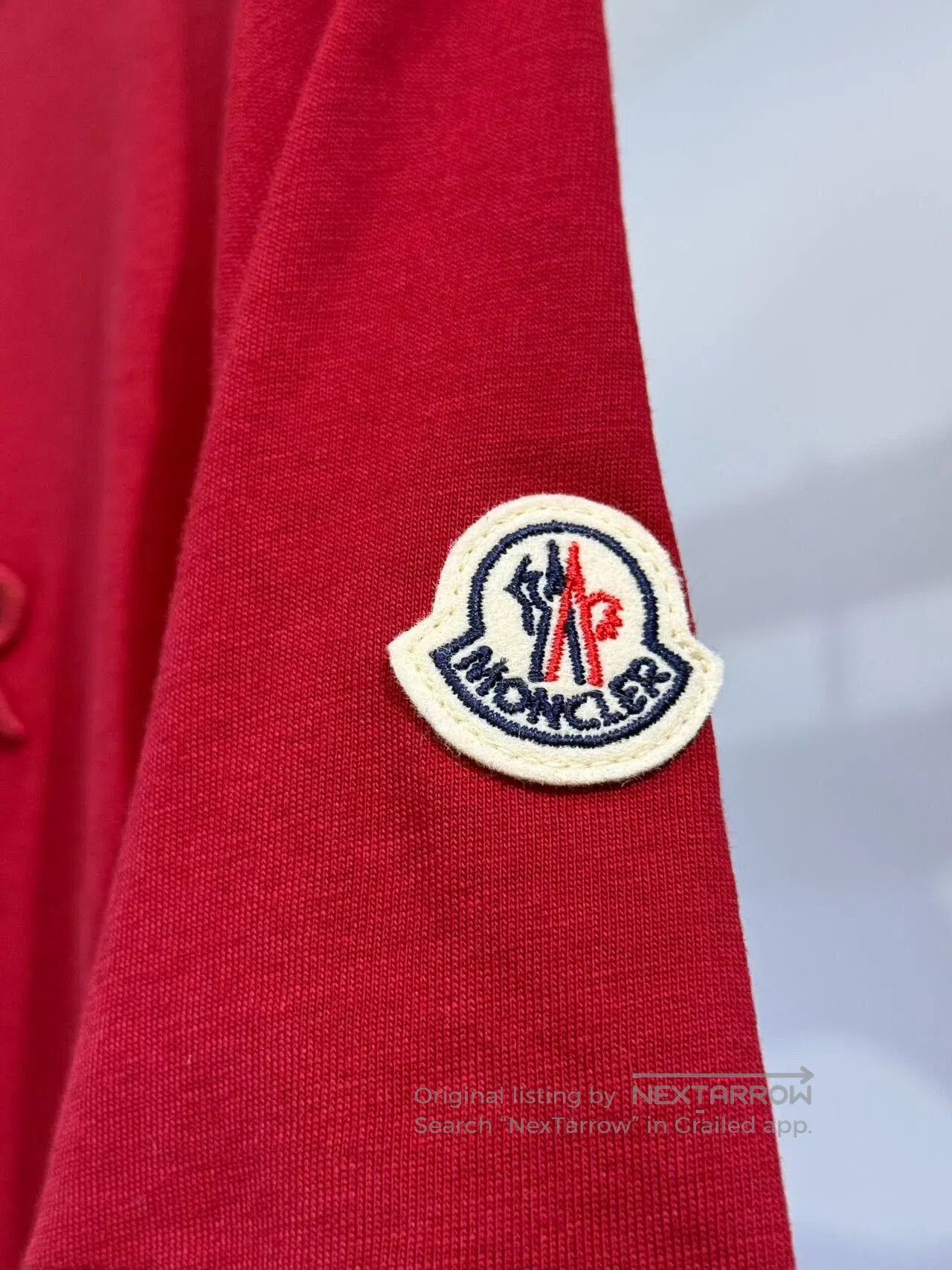 Moncler Moncler Women’s Red Short Sleeve T. Size M / US 6-8 / IT 42-44 - 4 Thumbnail