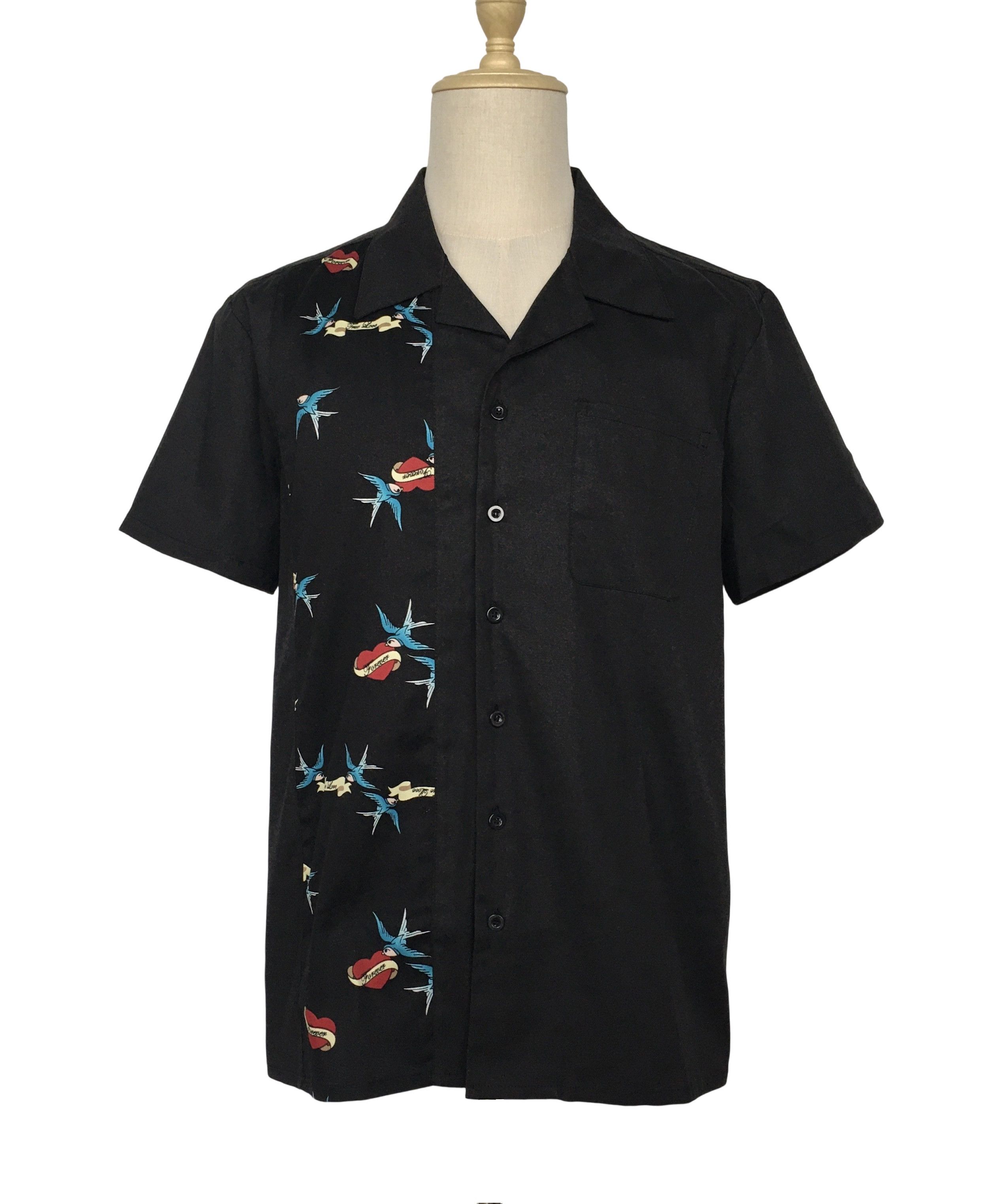 Other Retro Style Black Contrast Arrow Heart Summer Shirts Size US L / EU 52-54 / 3 - 1 Thumbnail