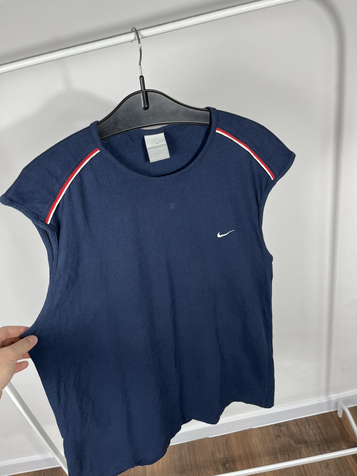 Nike Nike Vintage Sleeveless T Shirt Navy Streetwear Y2K Top XXL Size US XXL / EU 58 / 5 - 7 Thumbnail