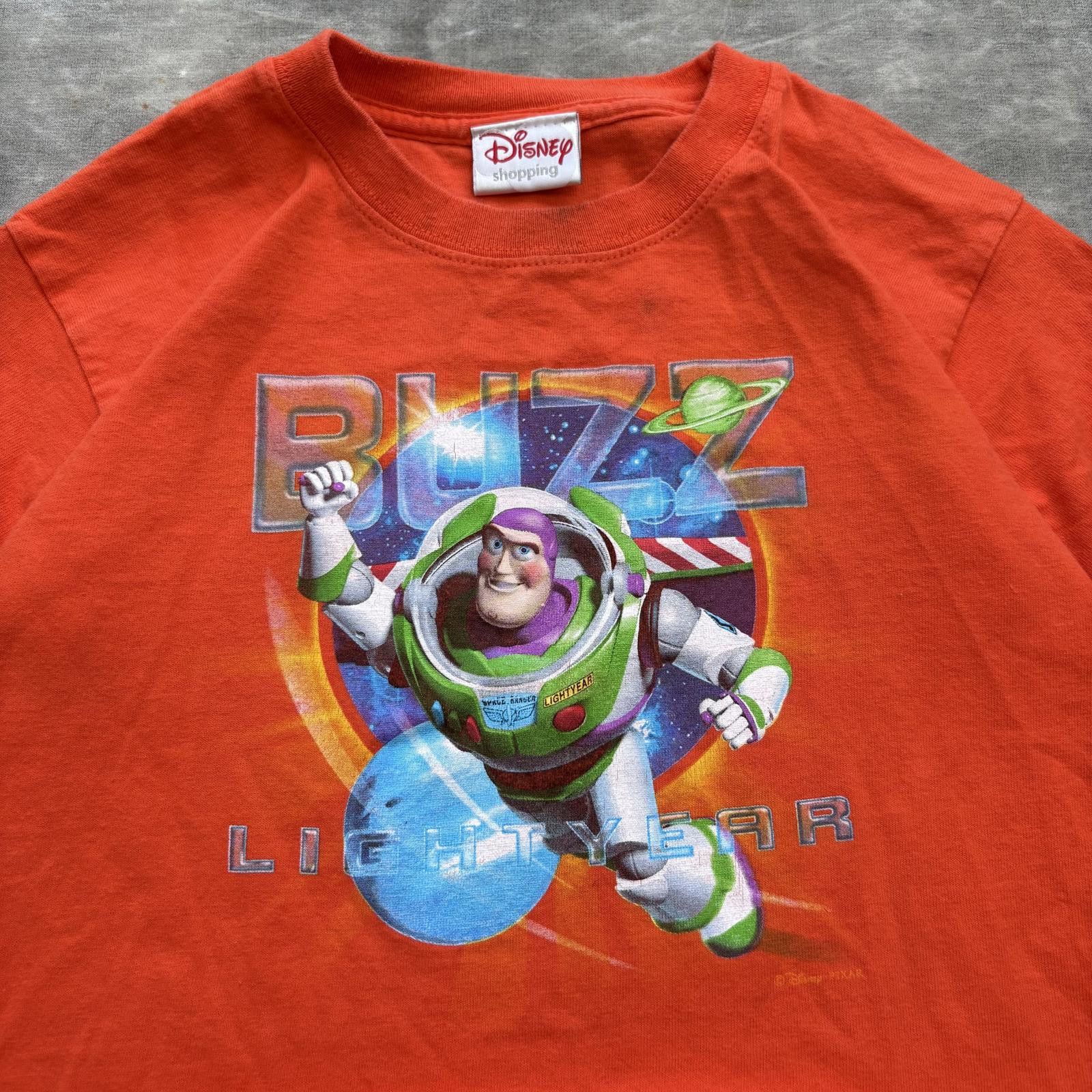 Disney Vintage 90s Toy Story Buzz Lightyear Movie Women’s Baby Tee Size XS / US 0-2 / IT 36-38 - 2 Thumbnail