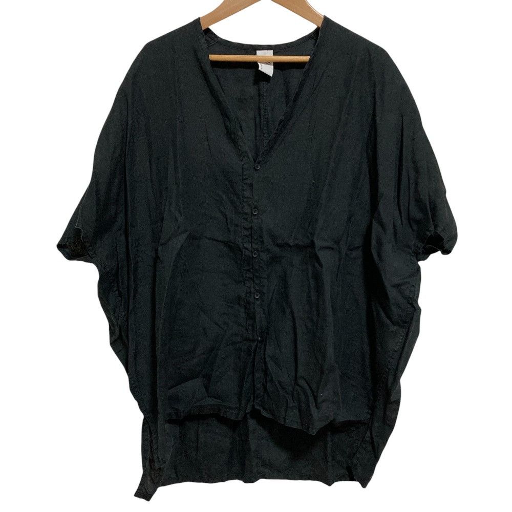 Other Other NO CONTROL AIR V-Neck Linen Shirt Natural Material Tops NSVSH DUTY FREE for USA Size ONE SIZE - 1 Thumbnail