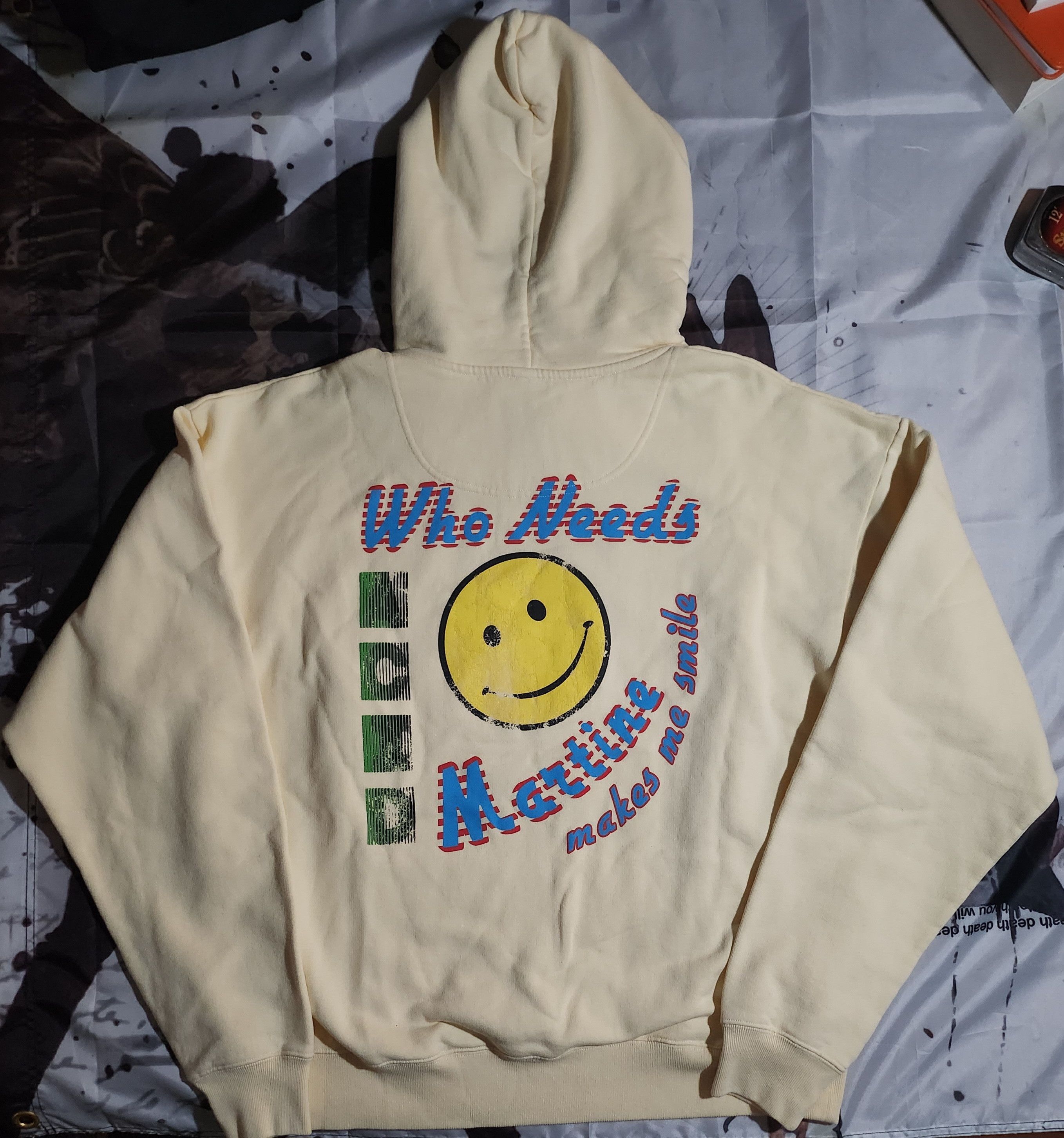 Martine Rose Smiley Face Oversized Hoodie Size US L / EU 52-54 / 3 - 2 Thumbnail
