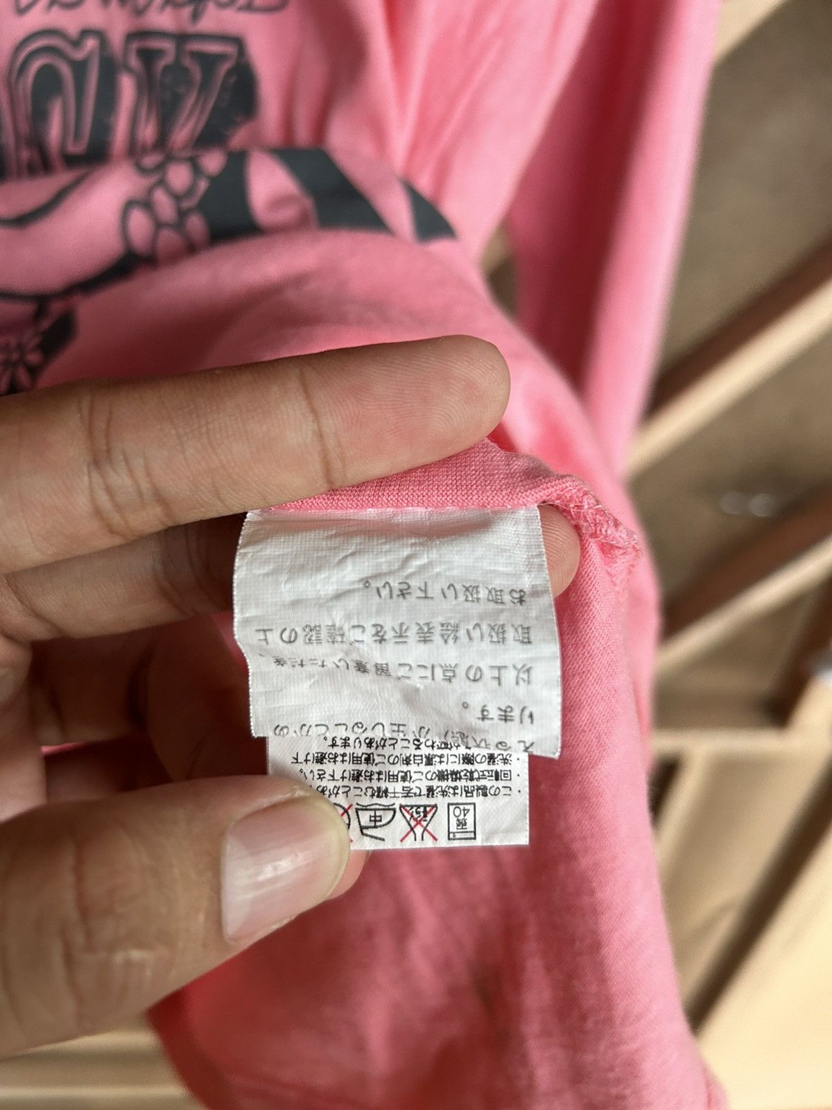 Japanese Brand Japanese j-honey pink archive poem longsleeve Size US M / EU 48-50 / 2 - 6 Thumbnail