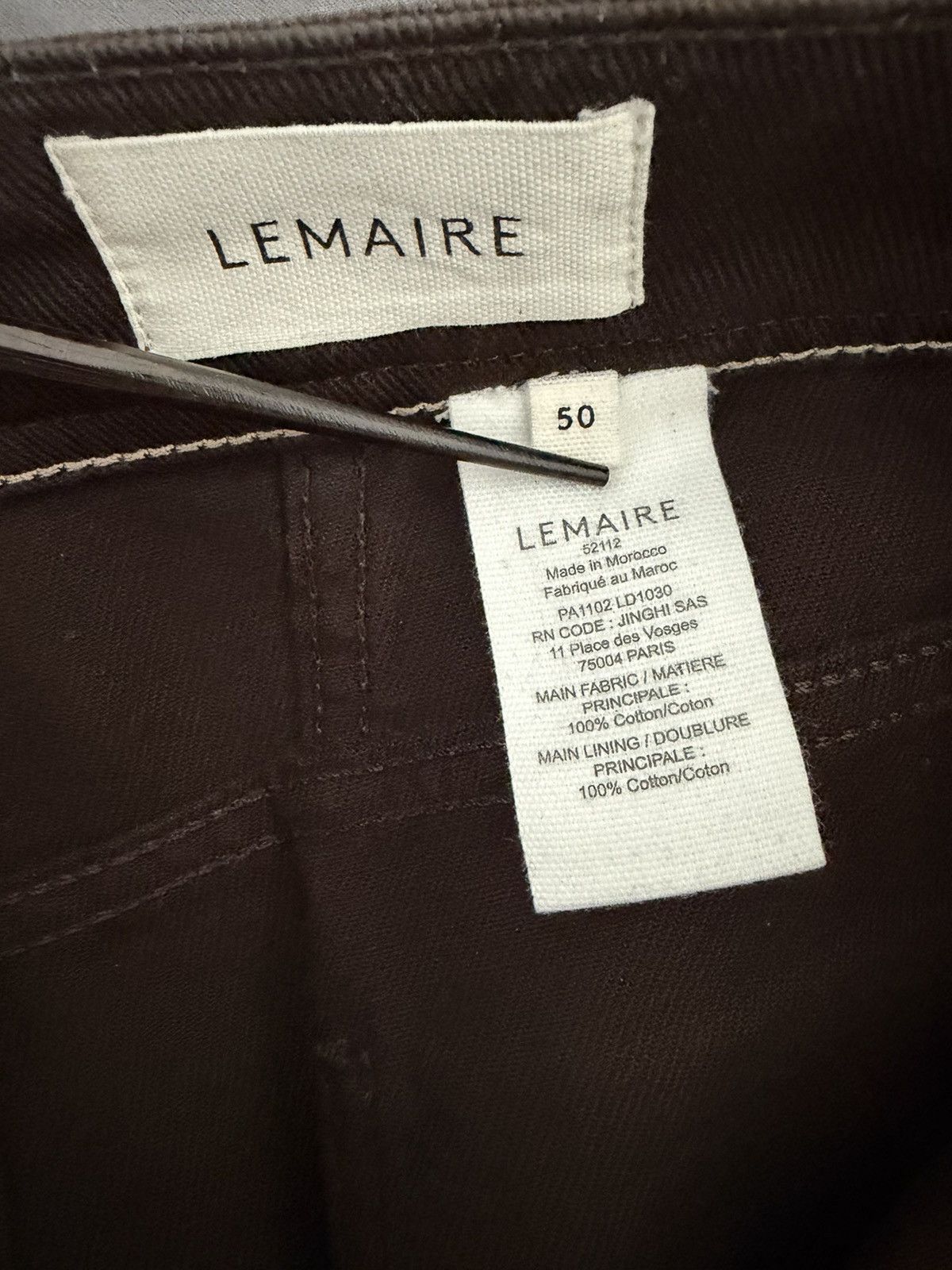 Lemaire Lemaire Barrel Workwear Pant Size US 33 - 3 Thumbnail